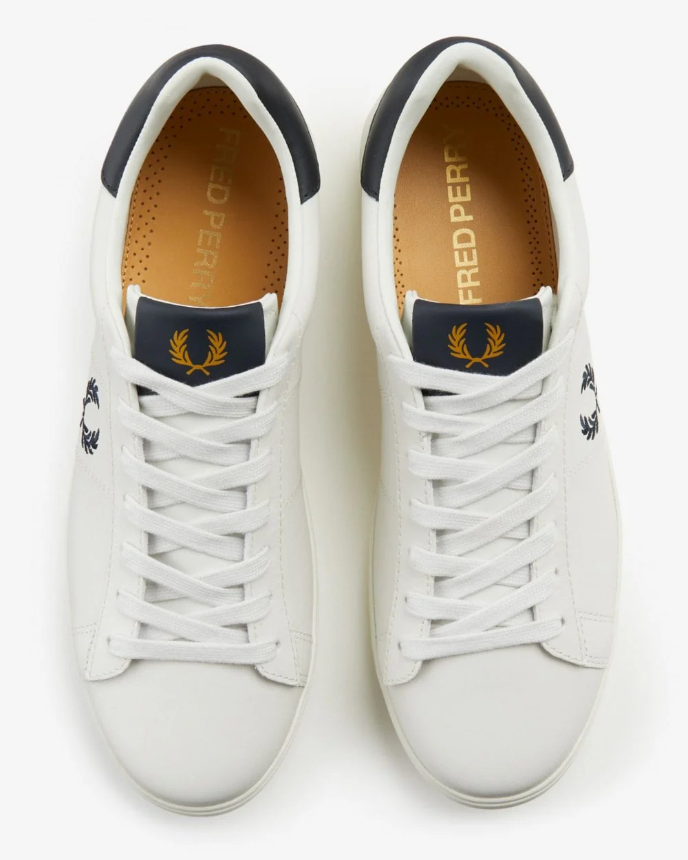 Fred Perry Spencer Mens Leather Trainers NOS - Image 6