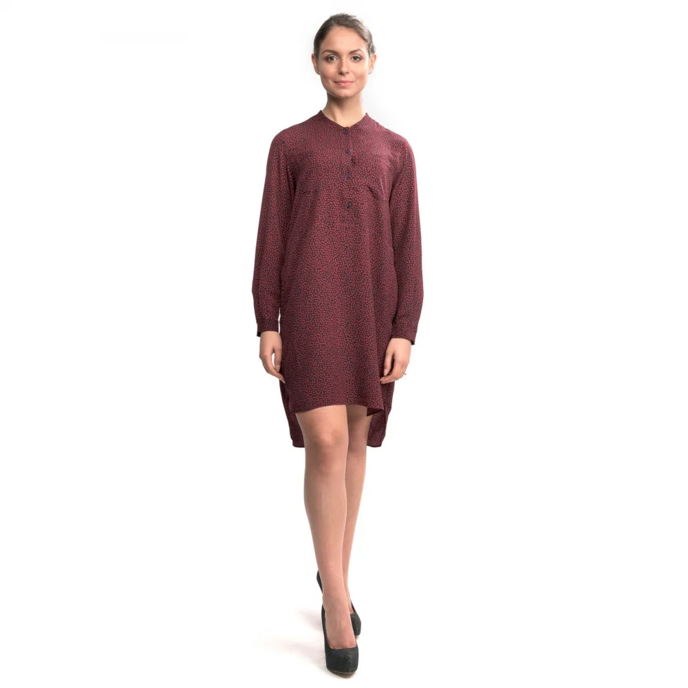 French Connection Callie Crepe Light Collarless Dress - Image 4
