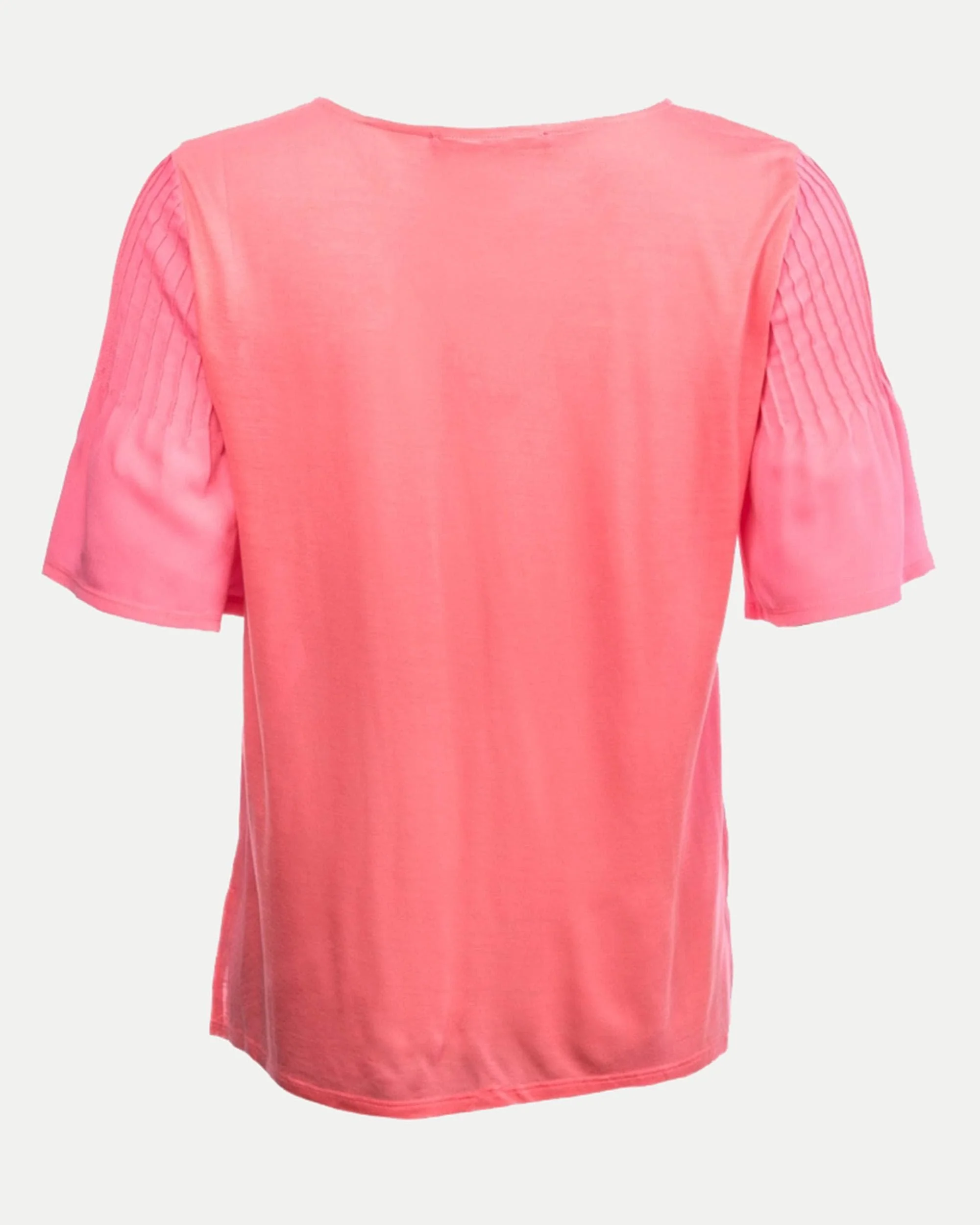 French Connection Classic Crepe Light Fluted Sleeve Top - Image 2