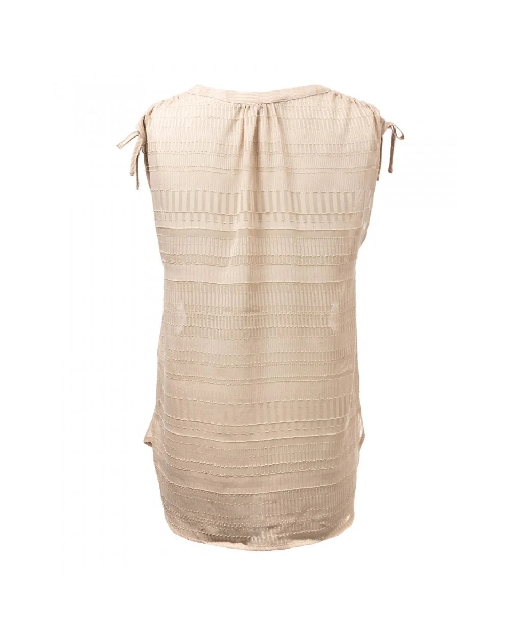 French Connection Denia Sheer Sleeveless Womens Blouse - Image 2