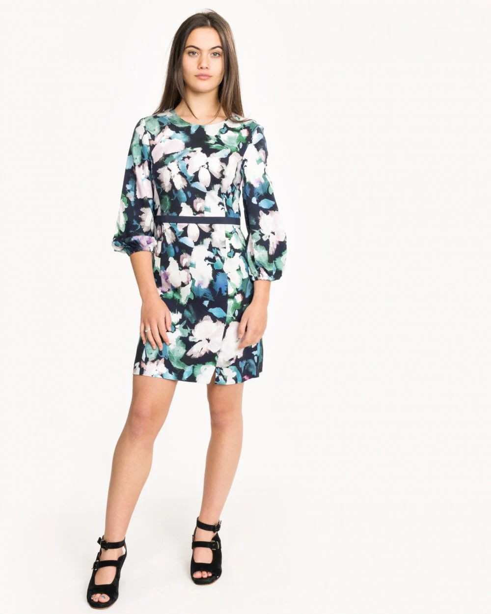French Connection Dreda Print Flare Womens Dress - Image 3