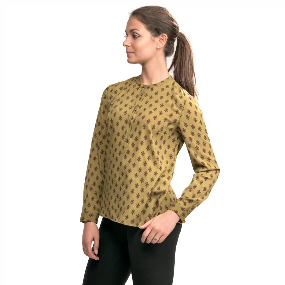 French Connection Elise Crepe Light LS Collarless - Image 4