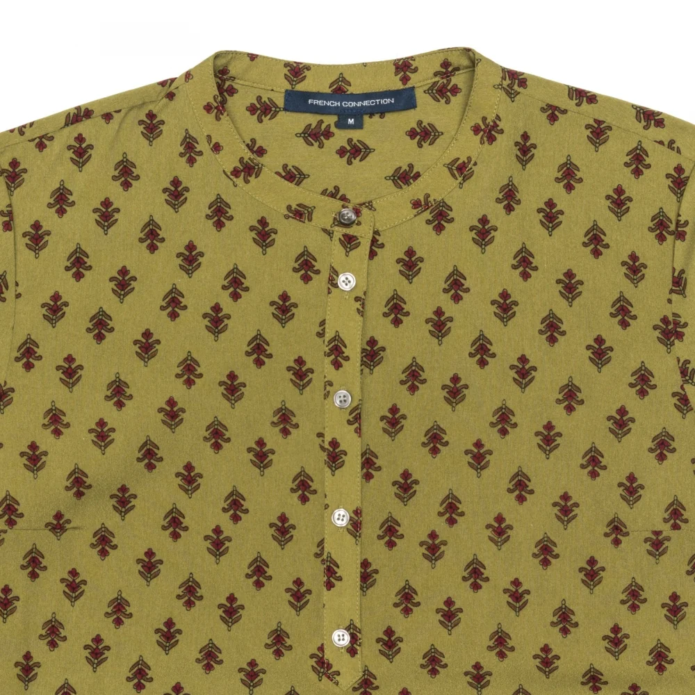 French Connection Elise Crepe Light LS Collarless - Image 6