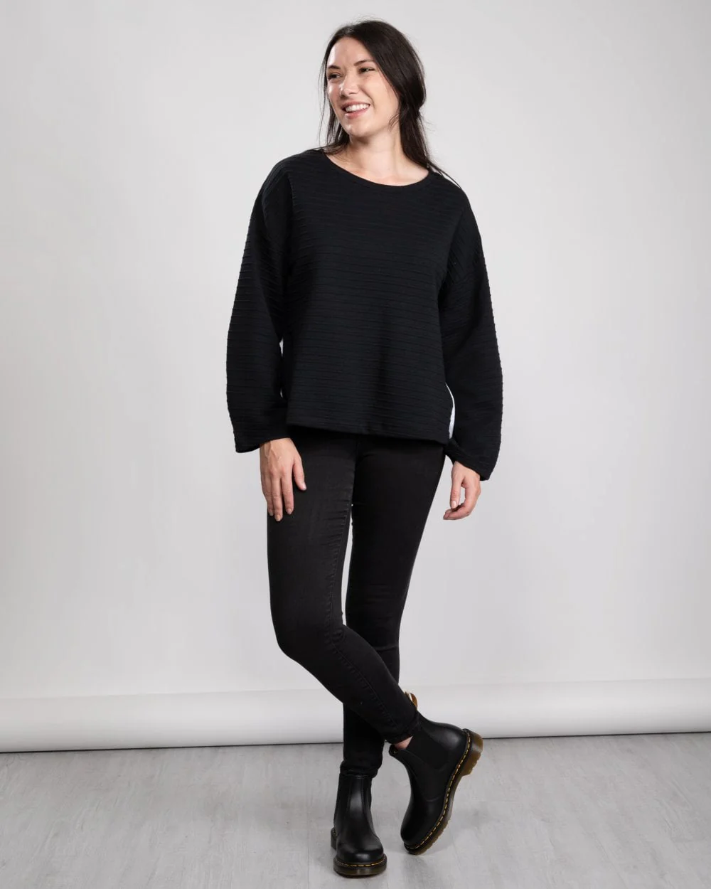 French Connection Fredia Jersey Scoop Womens Pleat Back - Image 3