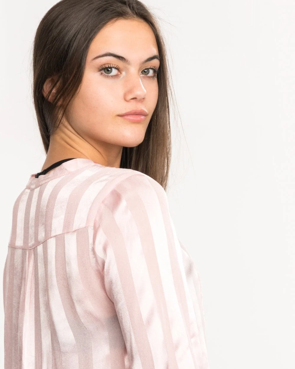 French Connection Katalina Striped Floral Embroidered Blouse - Image 2