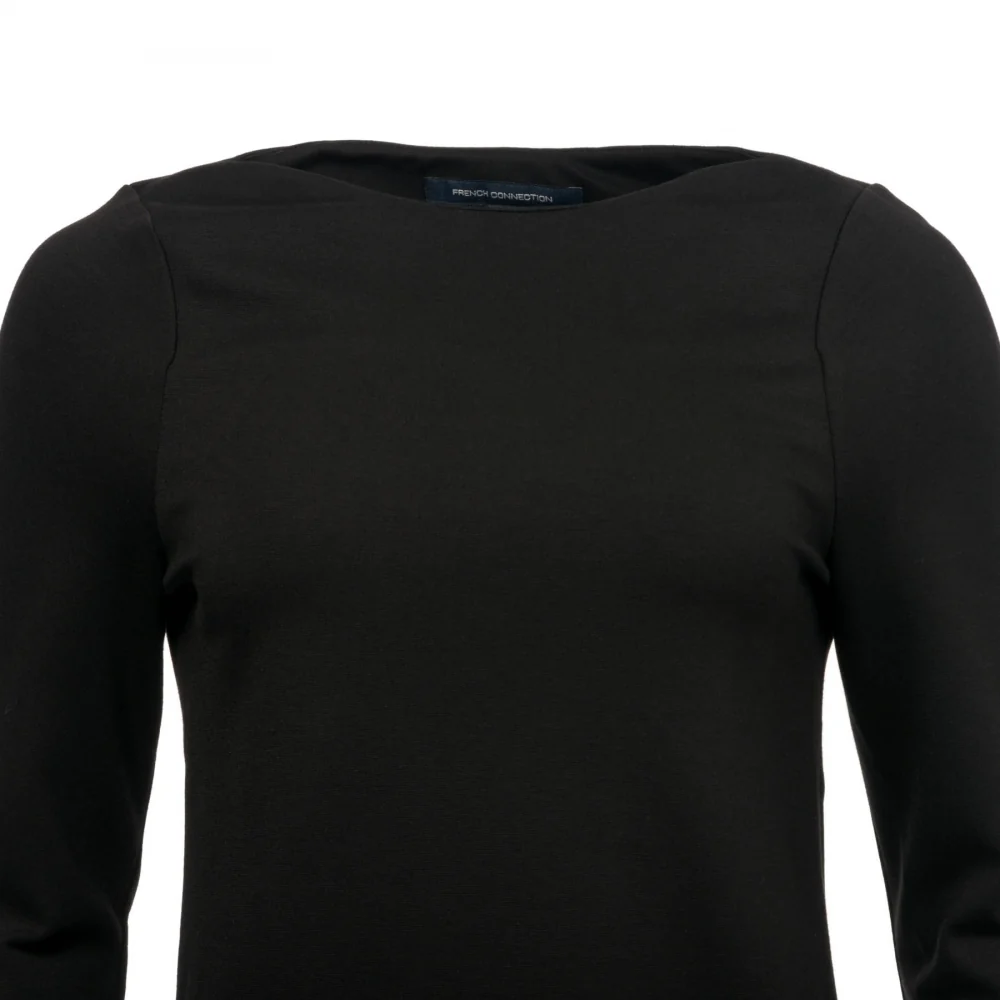 French Connection Lula Stretch L/S Slash Neck Womens Tunic - Image 2