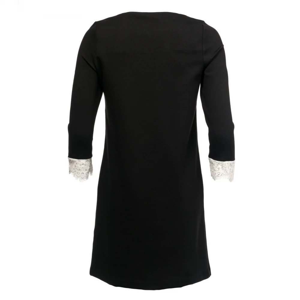 French Connection Lula Stretch L/S Slash Neck Womens Tunic - Image 4