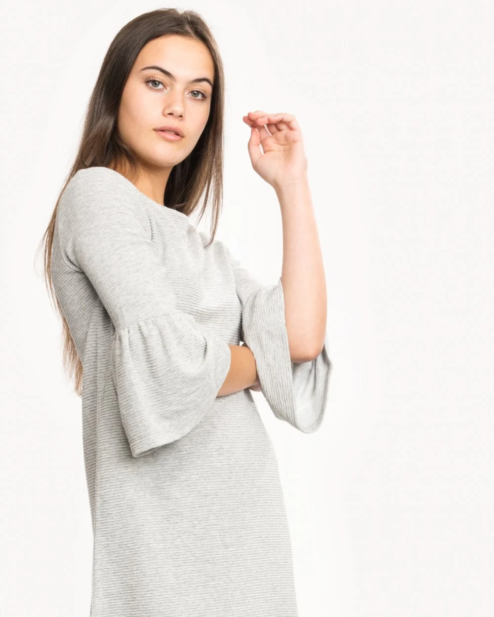 French Connection Paros Sudan Bellsleeve Trdneck Tunic - Image 2
