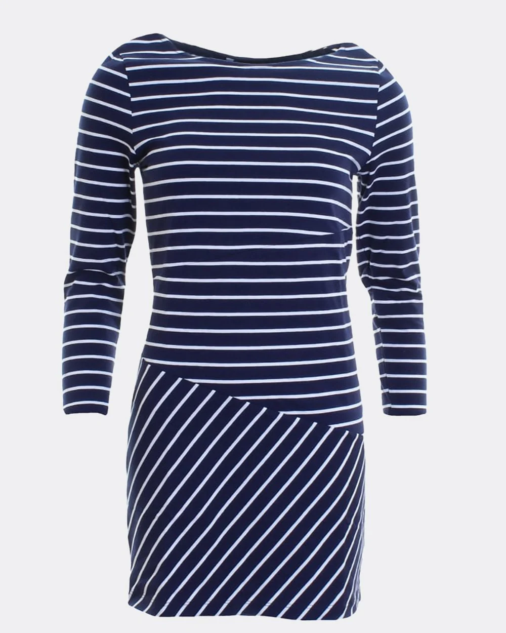 French Connection Spring Tim Tim Long Sleeve Slash Neck Womens Dress - Image 5