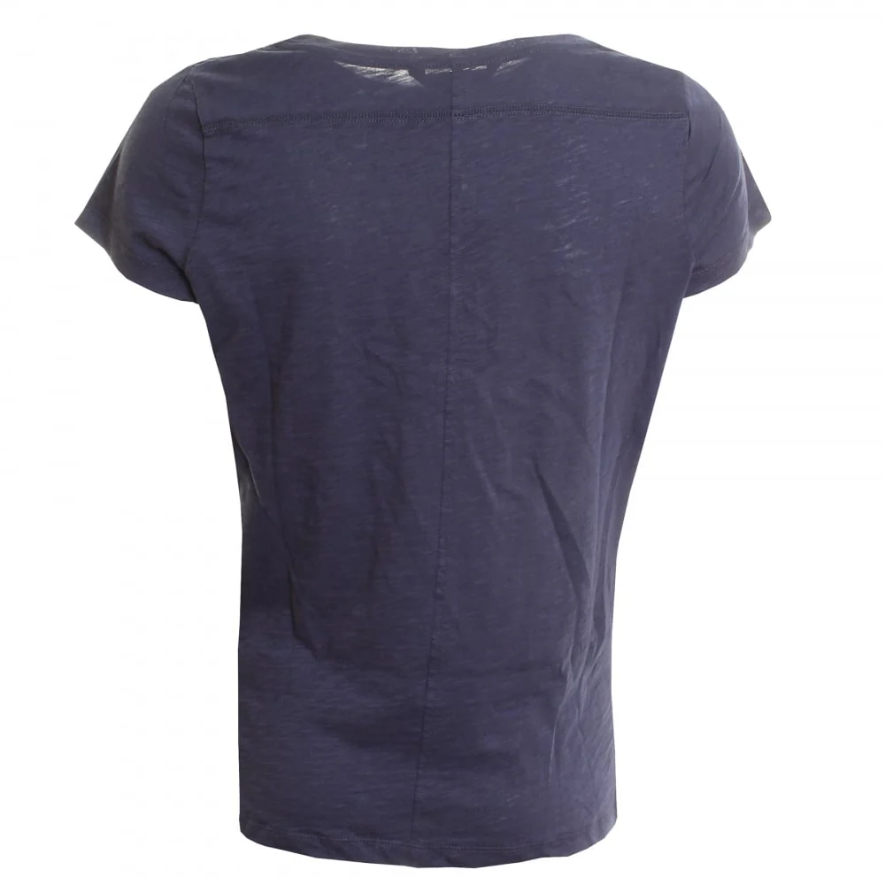 Fresh Slub Jersey Short Sleeve Round-Neck Womens Top - Image 2