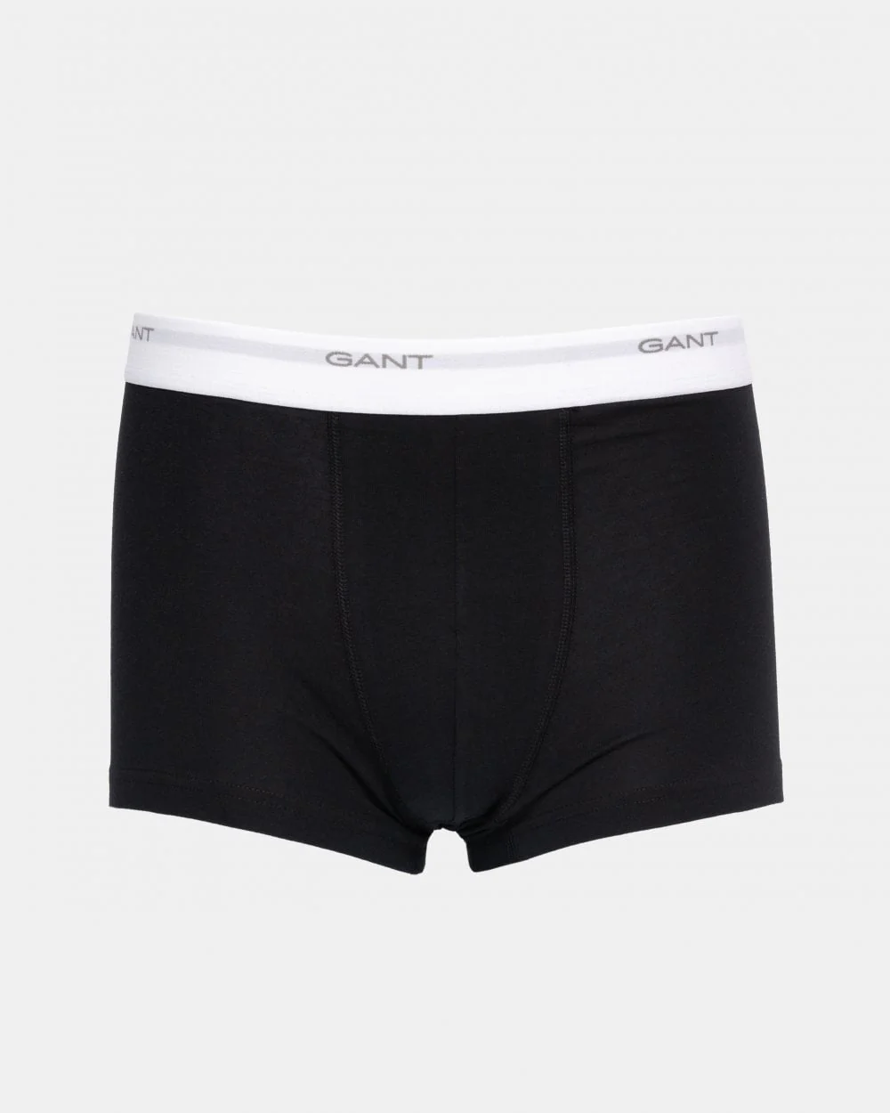 GANT 3-Pack Mens Core Trunks with Logo Waistband - 111 Black/White - Image 2