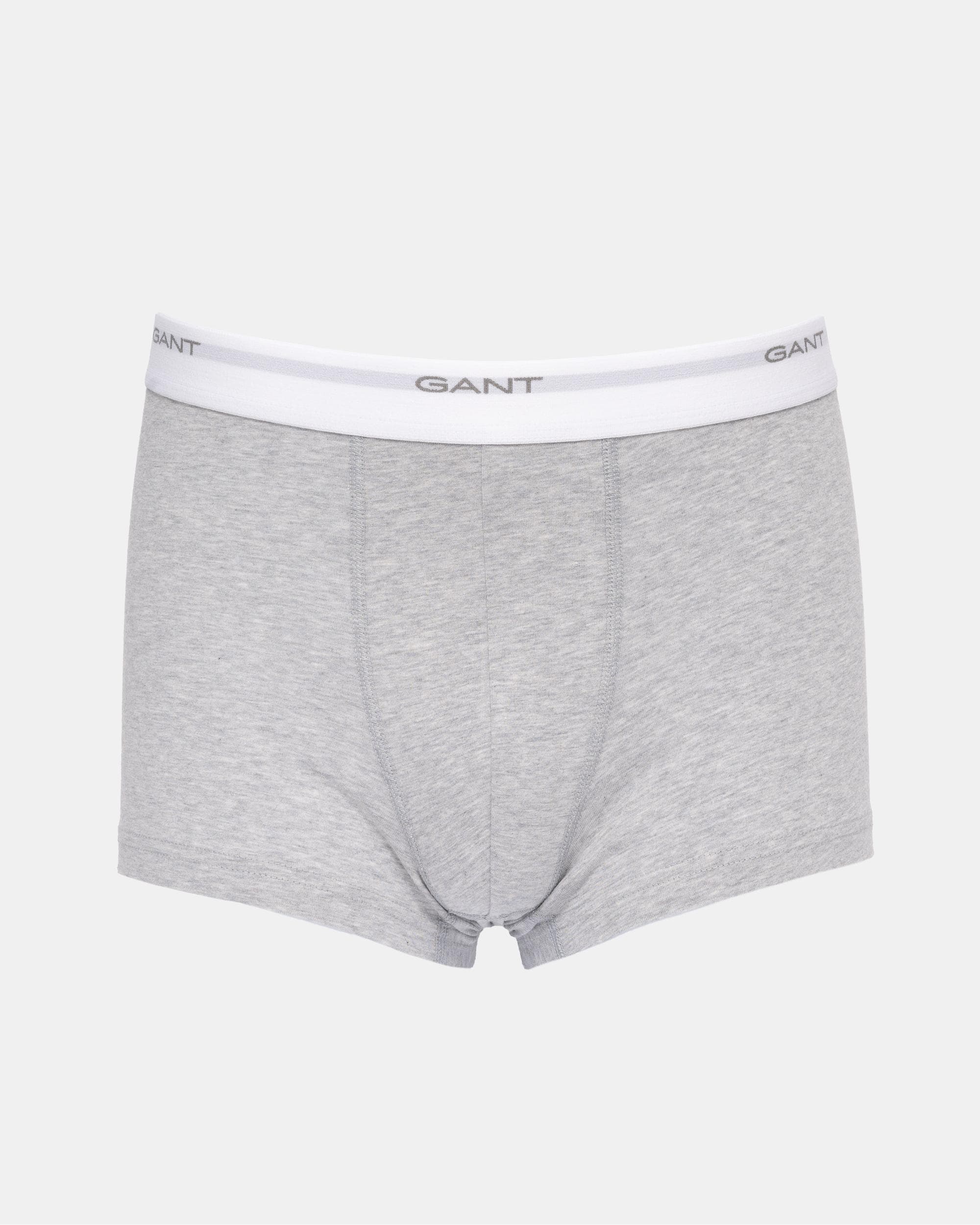 GANT 3-Pack Mens Core Trunks with Logo Waistband - 111 Black/White - Image 4