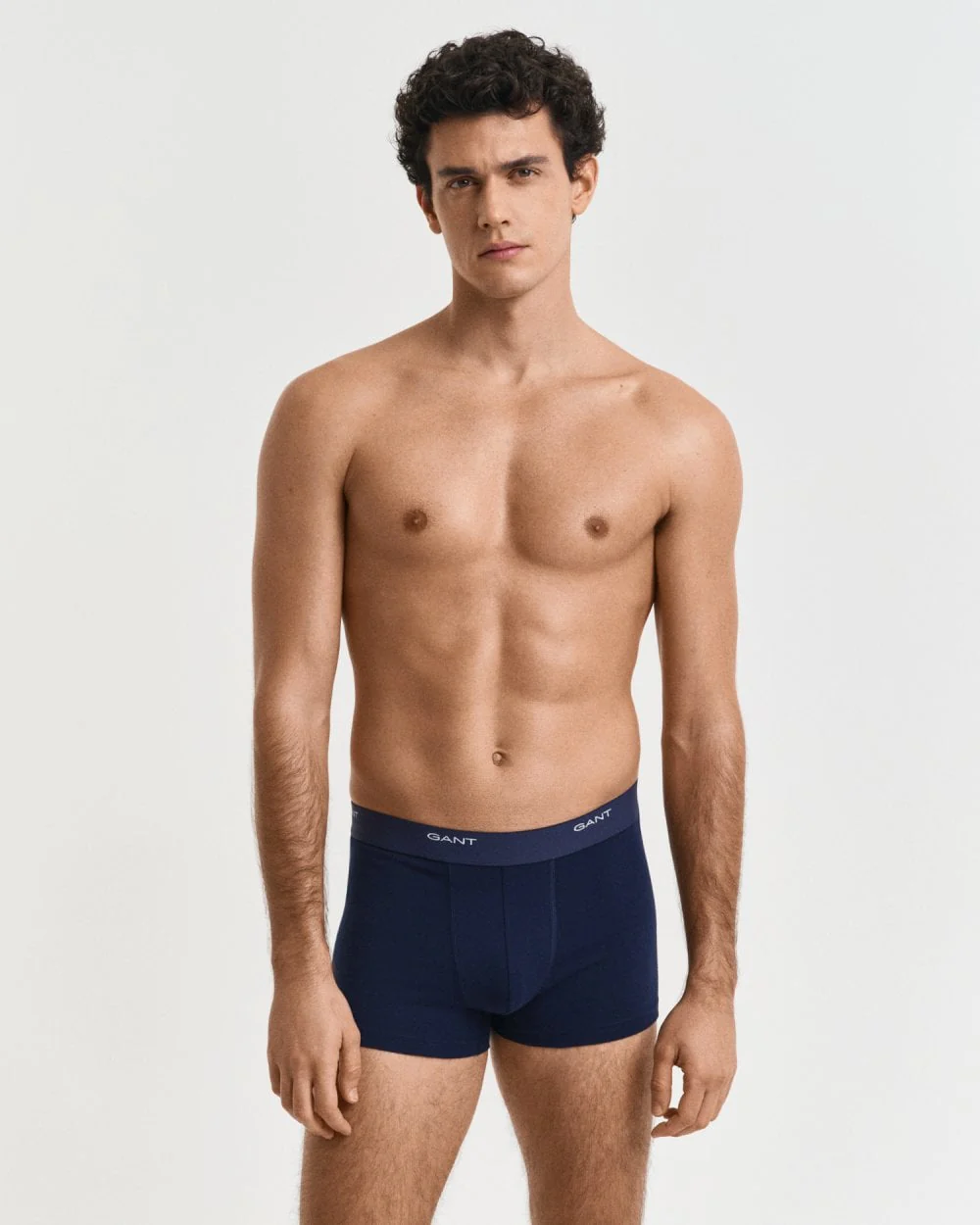 GANT 3-Pack Mens Core Trunks with Logo Waistband - 410 Marine - Image 2