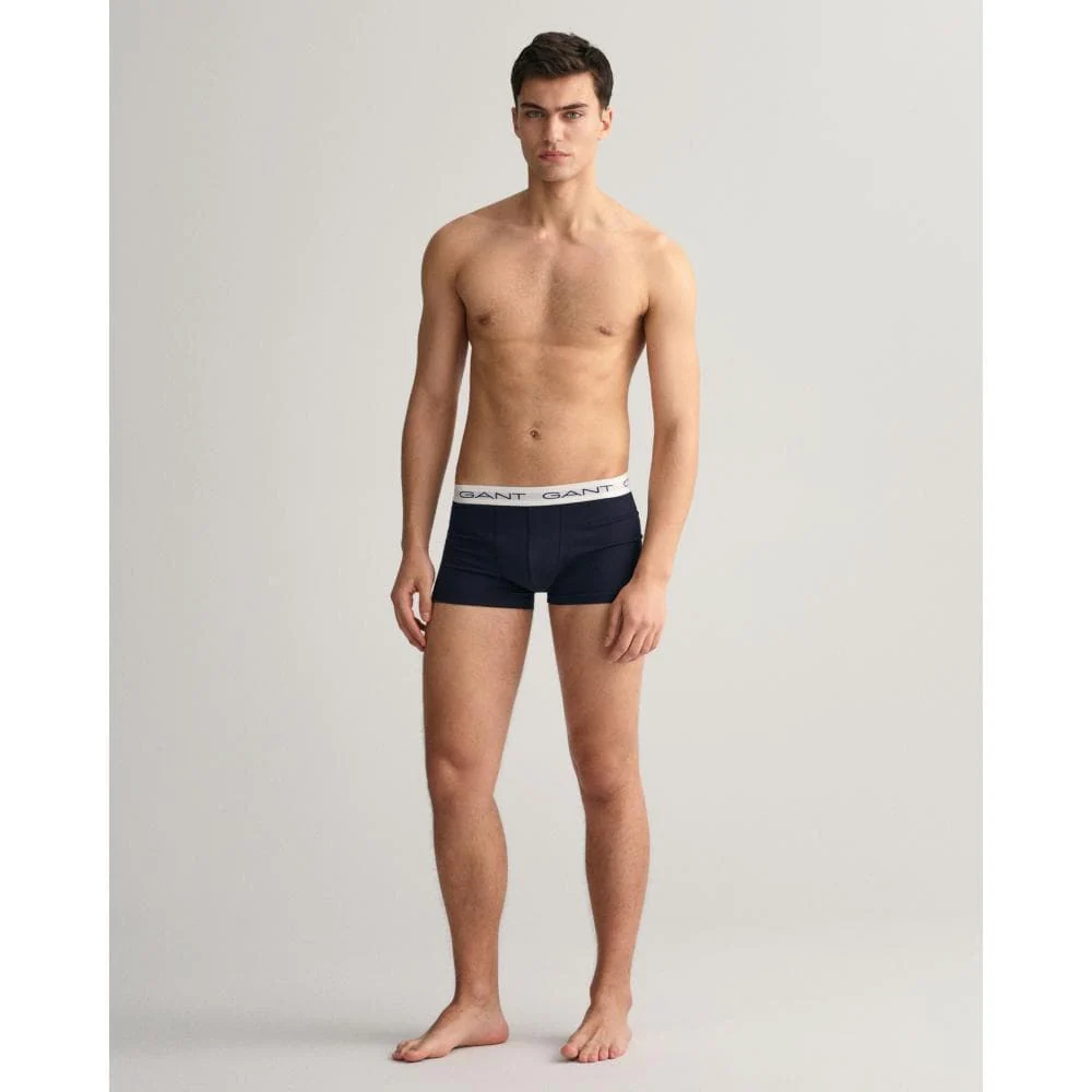 GANT 3-Pack Mens Cotton Jersey Trunks - 105 Multicolor - Image 3