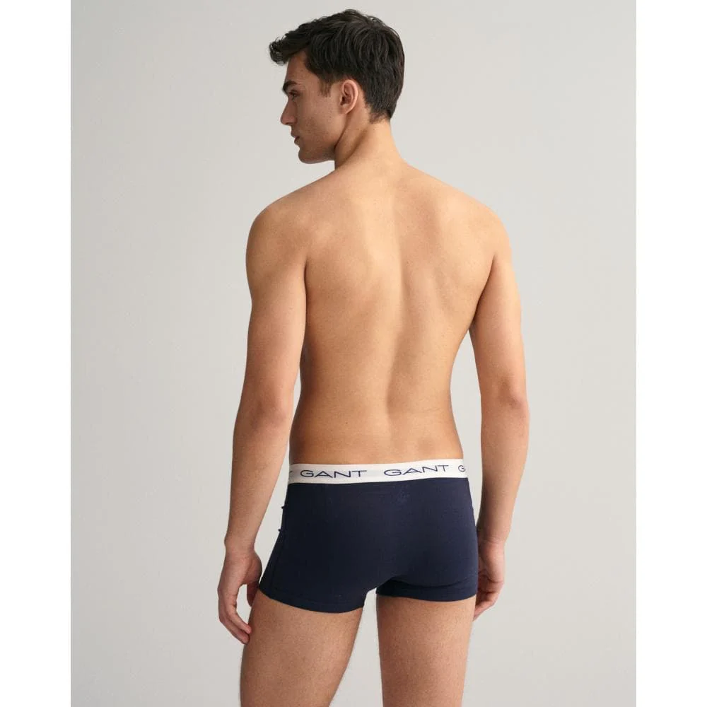 GANT 3-Pack Mens Cotton Jersey Trunks - 105 Multicolor - Image 5