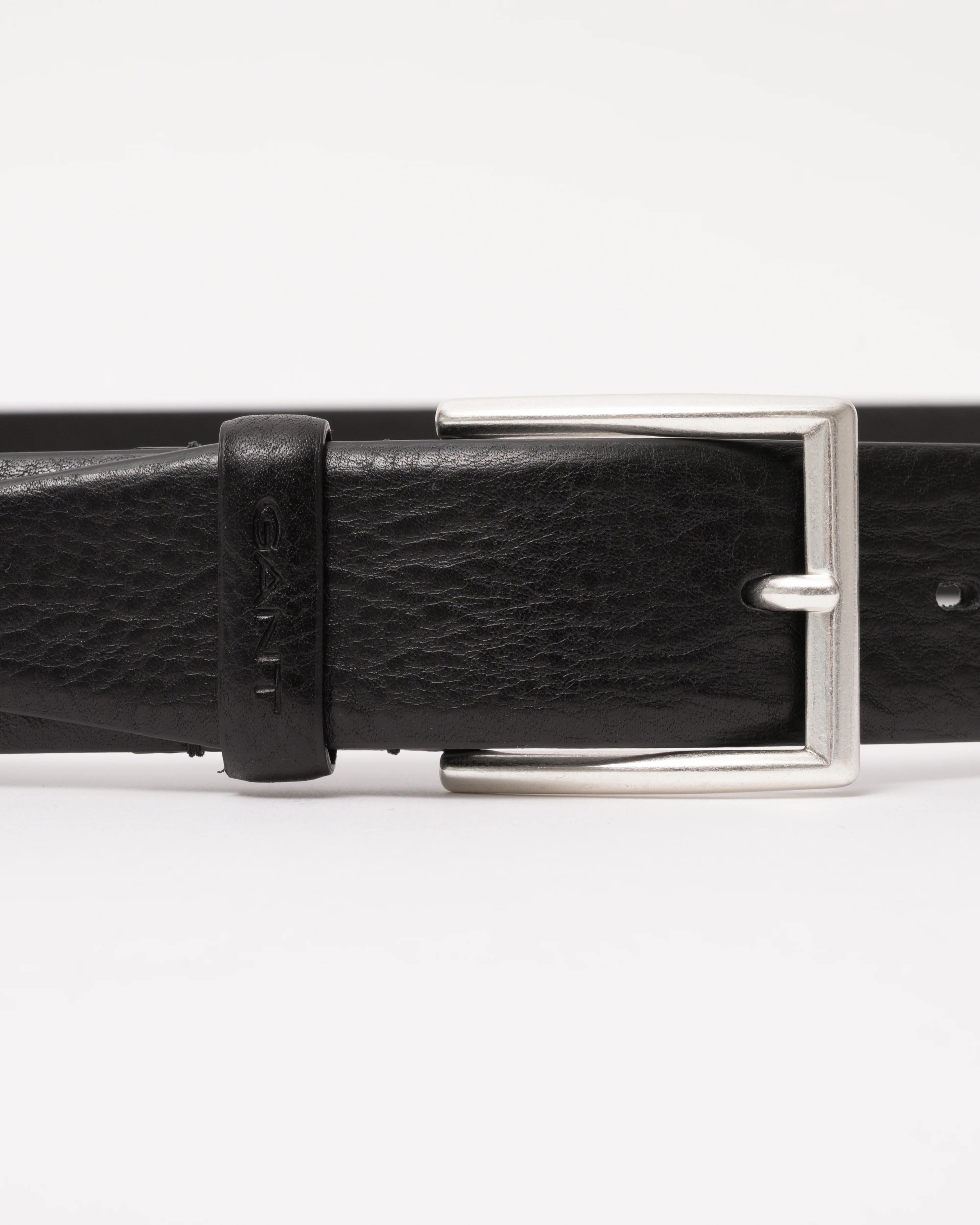GANT Classic Mens Leather Belt - 5 Black - Image 2