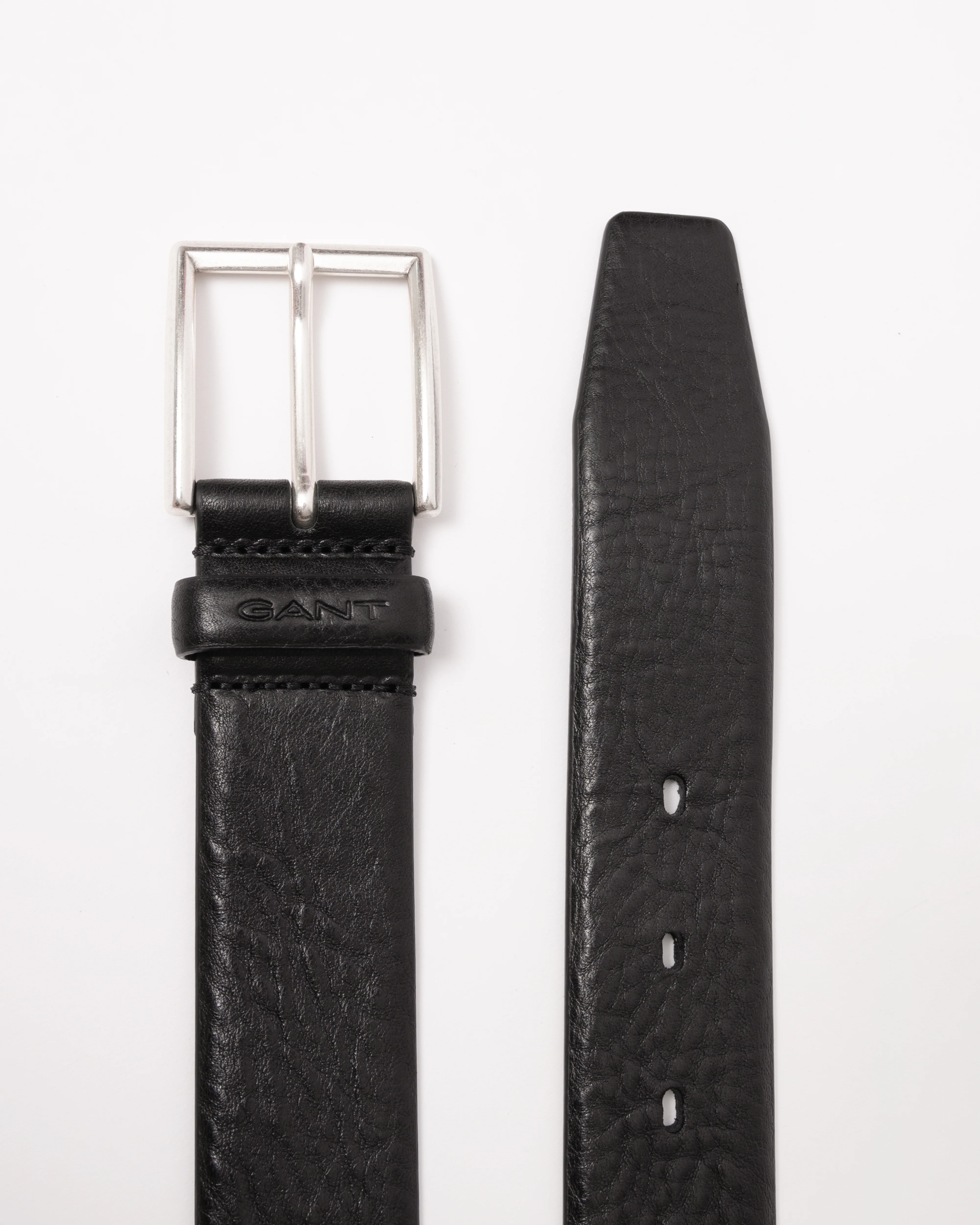GANT Classic Mens Leather Belt - 5 Black - Image 4