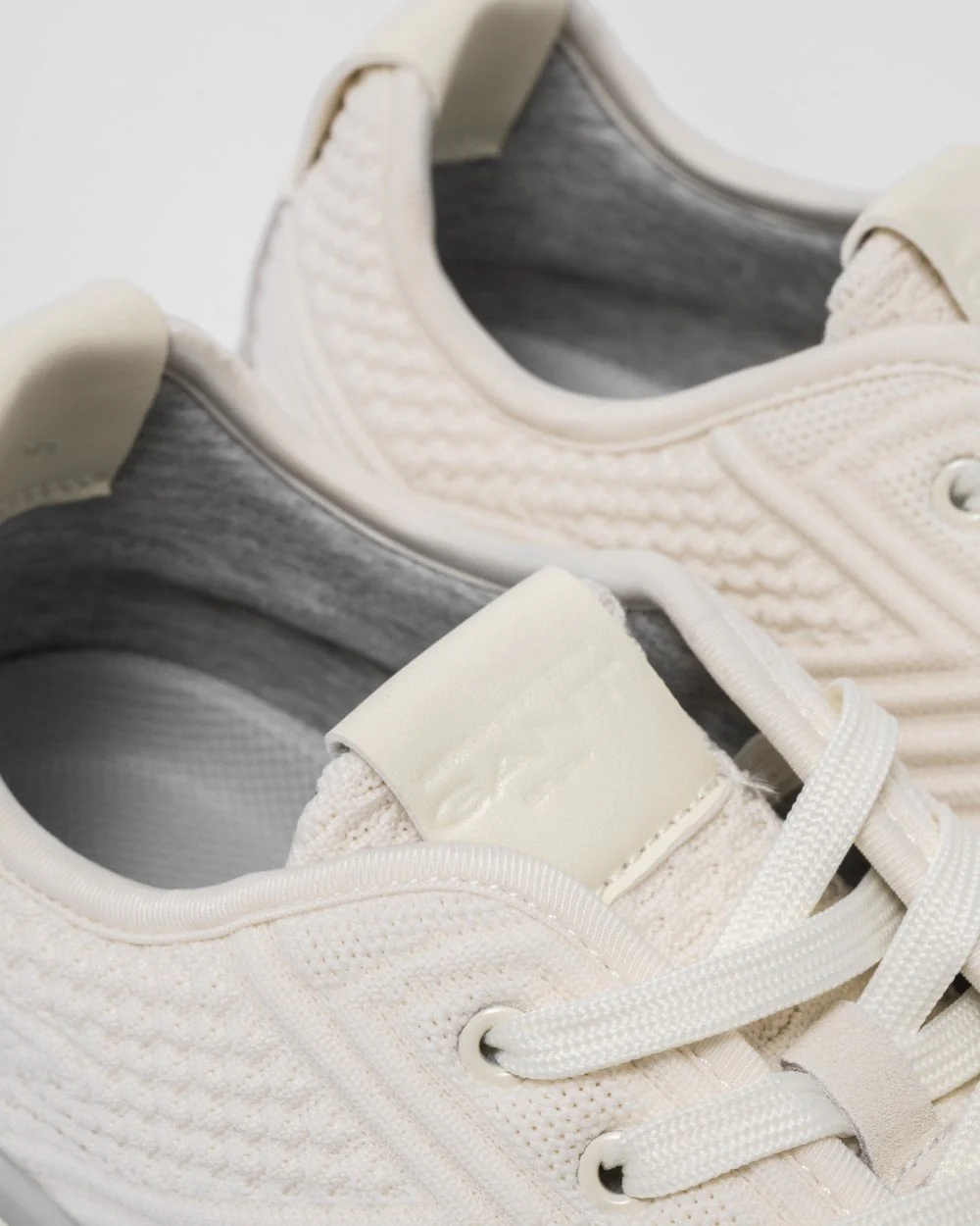 GANT Jeuton Mens Knit Trainers - G20 Off White - Image 6