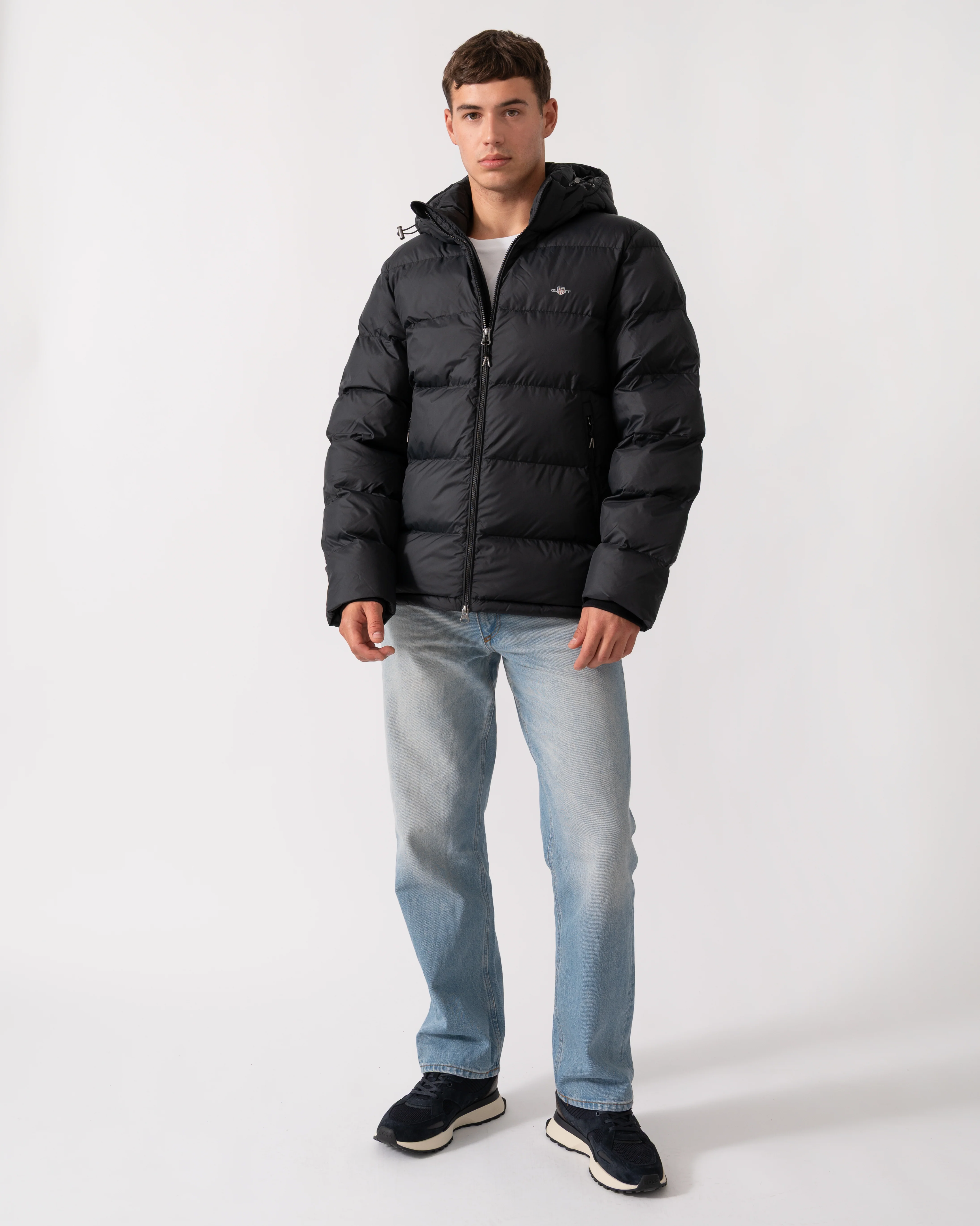 GANT Mens Active Cloud Puffer Jacket - 5 Black - Image 2