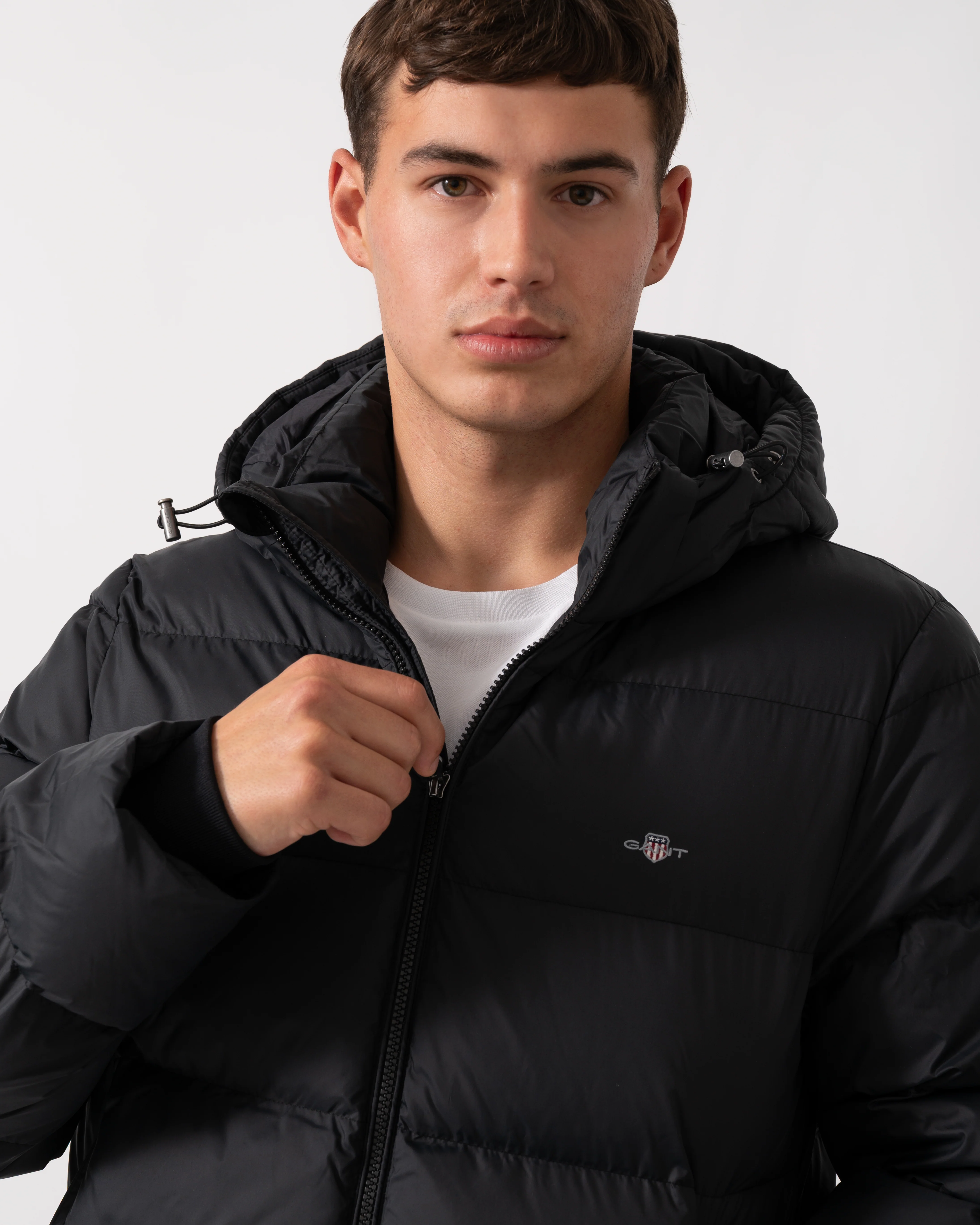 GANT Mens Active Cloud Puffer Jacket - 5 Black - Image 3