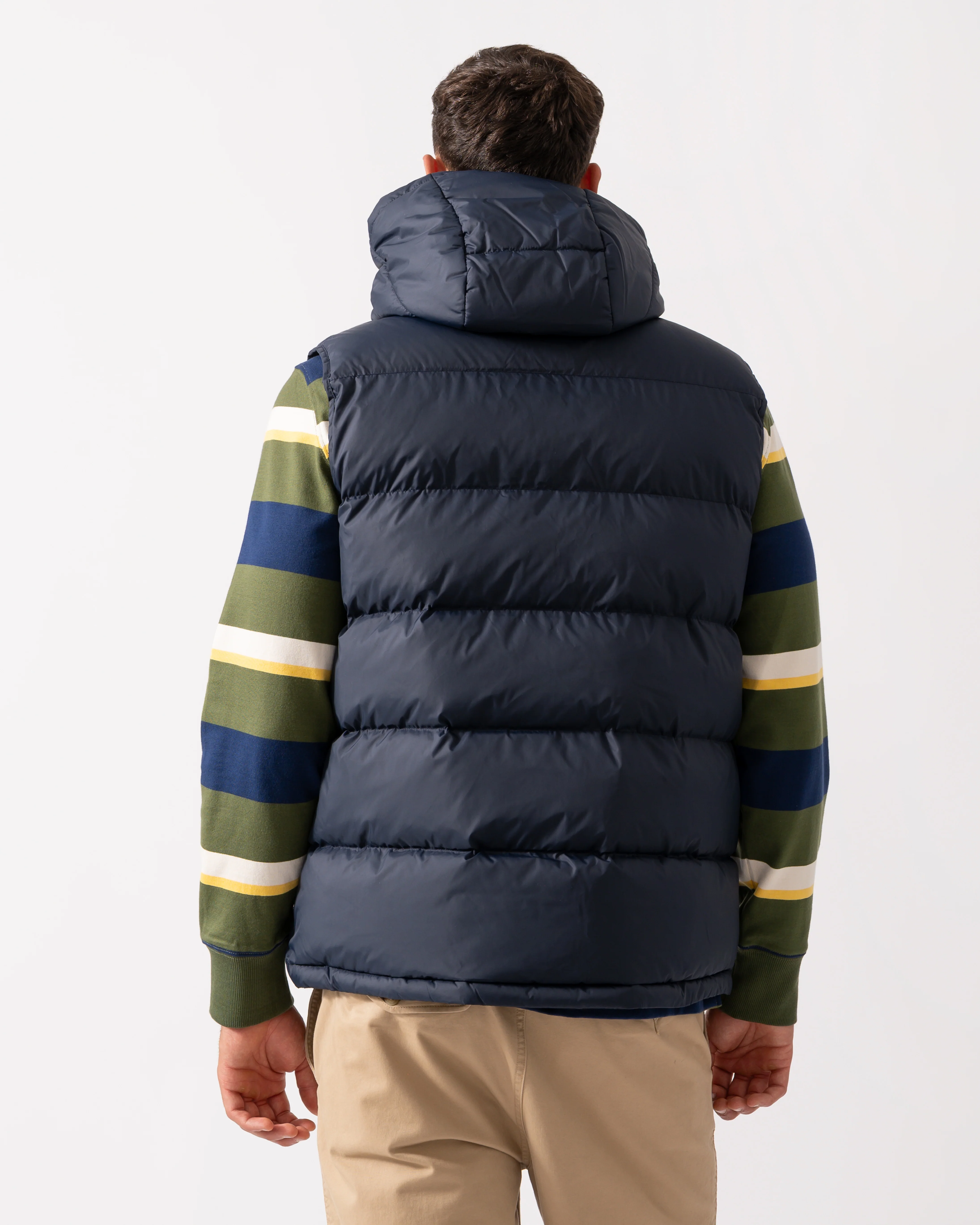 GANT Mens Active Cloud Puffer Vest - 433 Evening Blue - Image 4