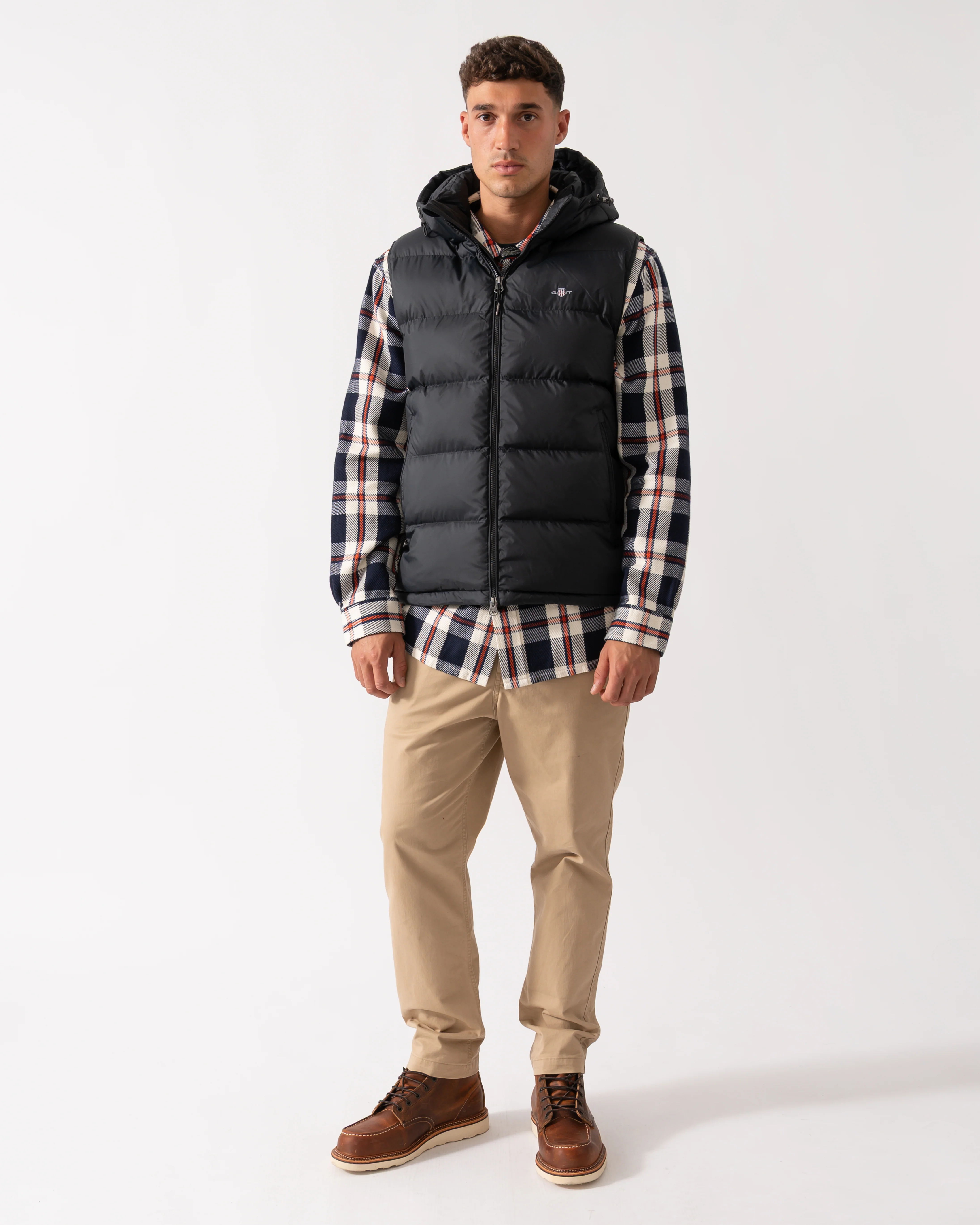 GANT Mens Active Cloud Puffer Vest - 5 Black - Image 3