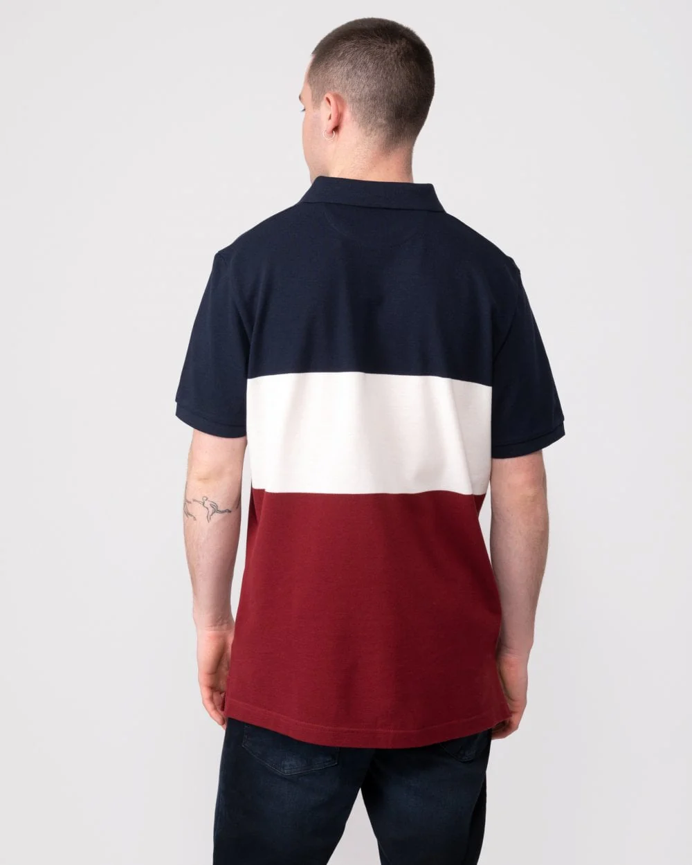 GANT Mens Block Stripe Short Sleeve Rugger - Image 4