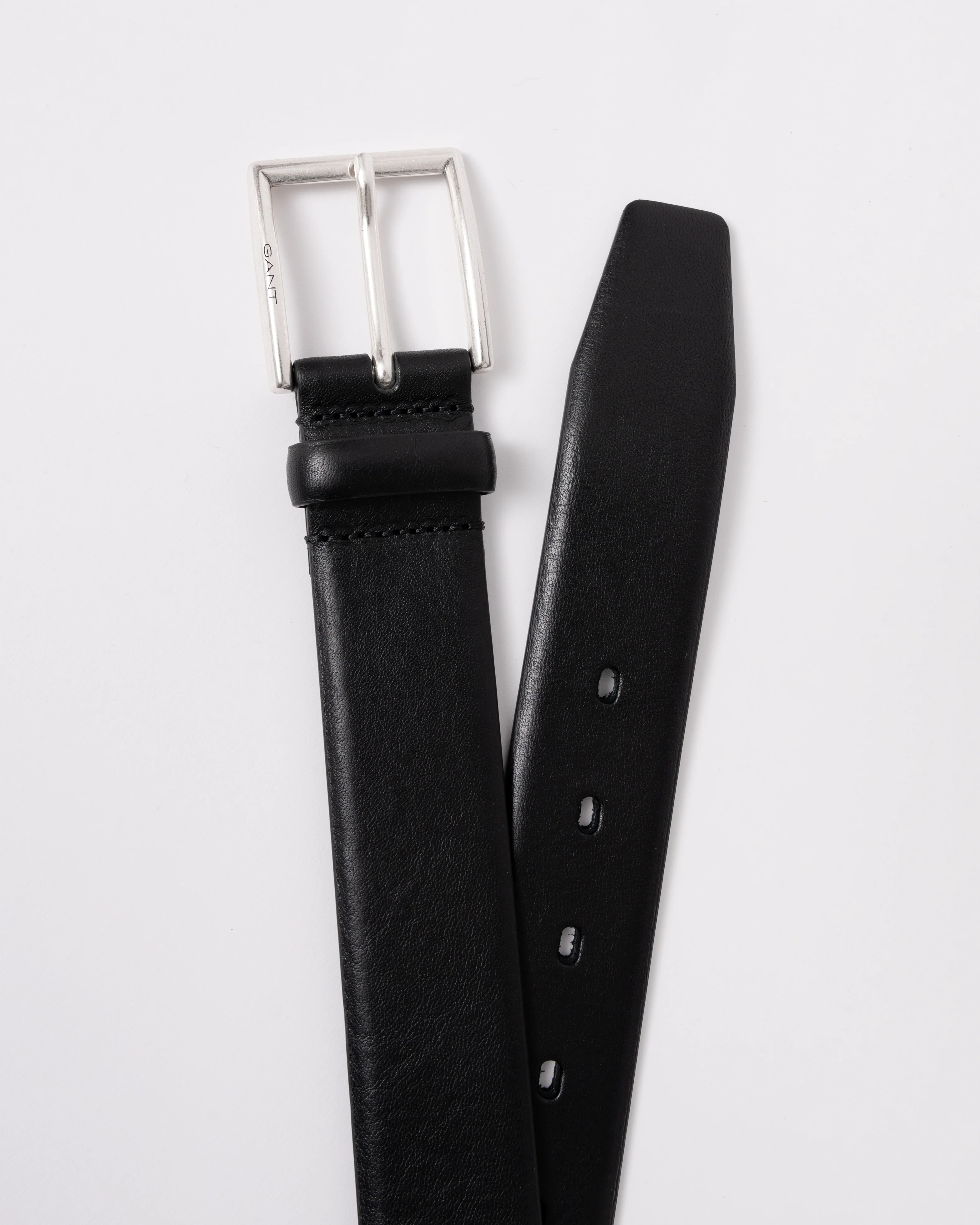 GANT Mens Classic Cow Leather Belt - 5 Black - Image 3