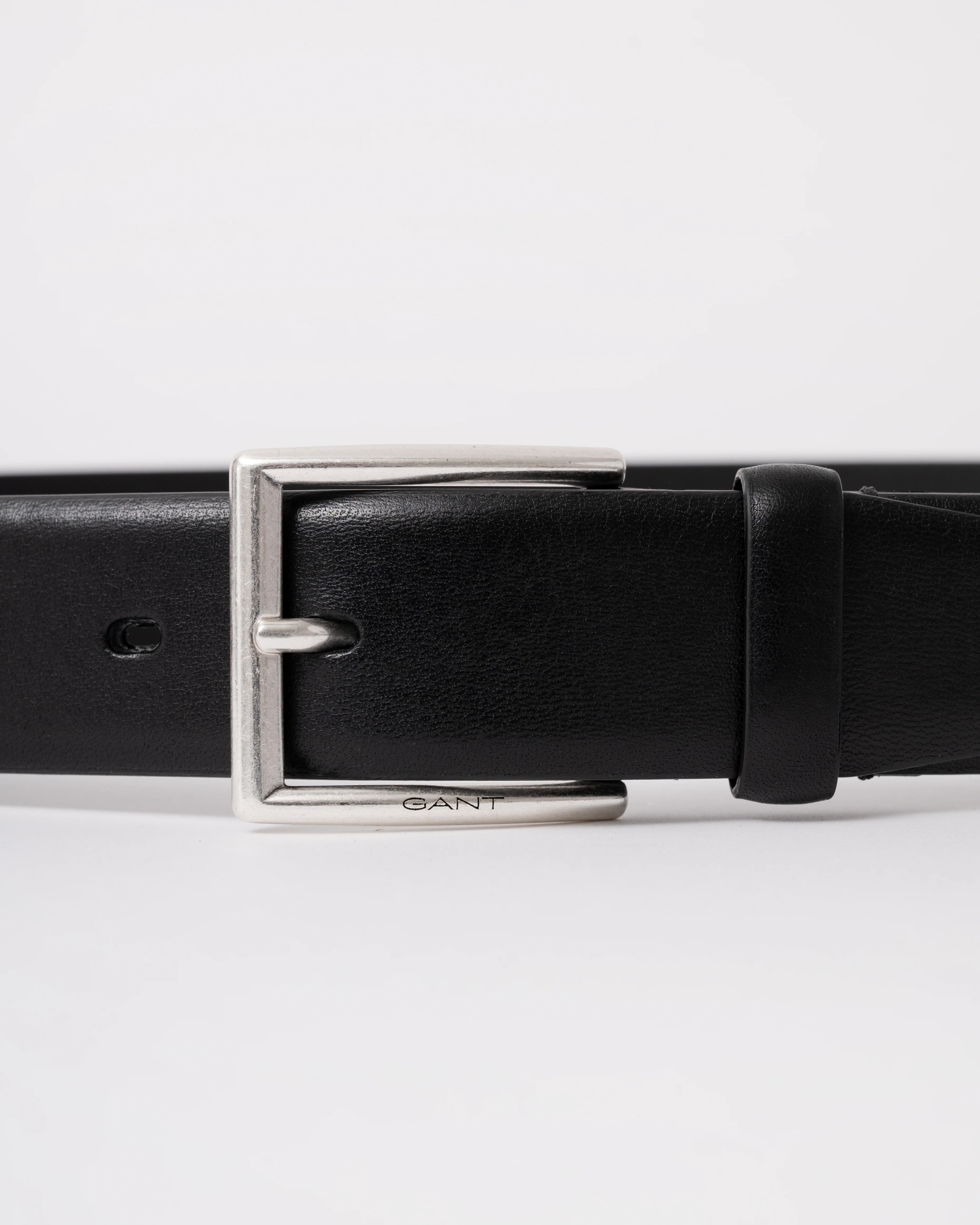 GANT Mens Classic Cow Leather Belt - 5 Black - Image 4