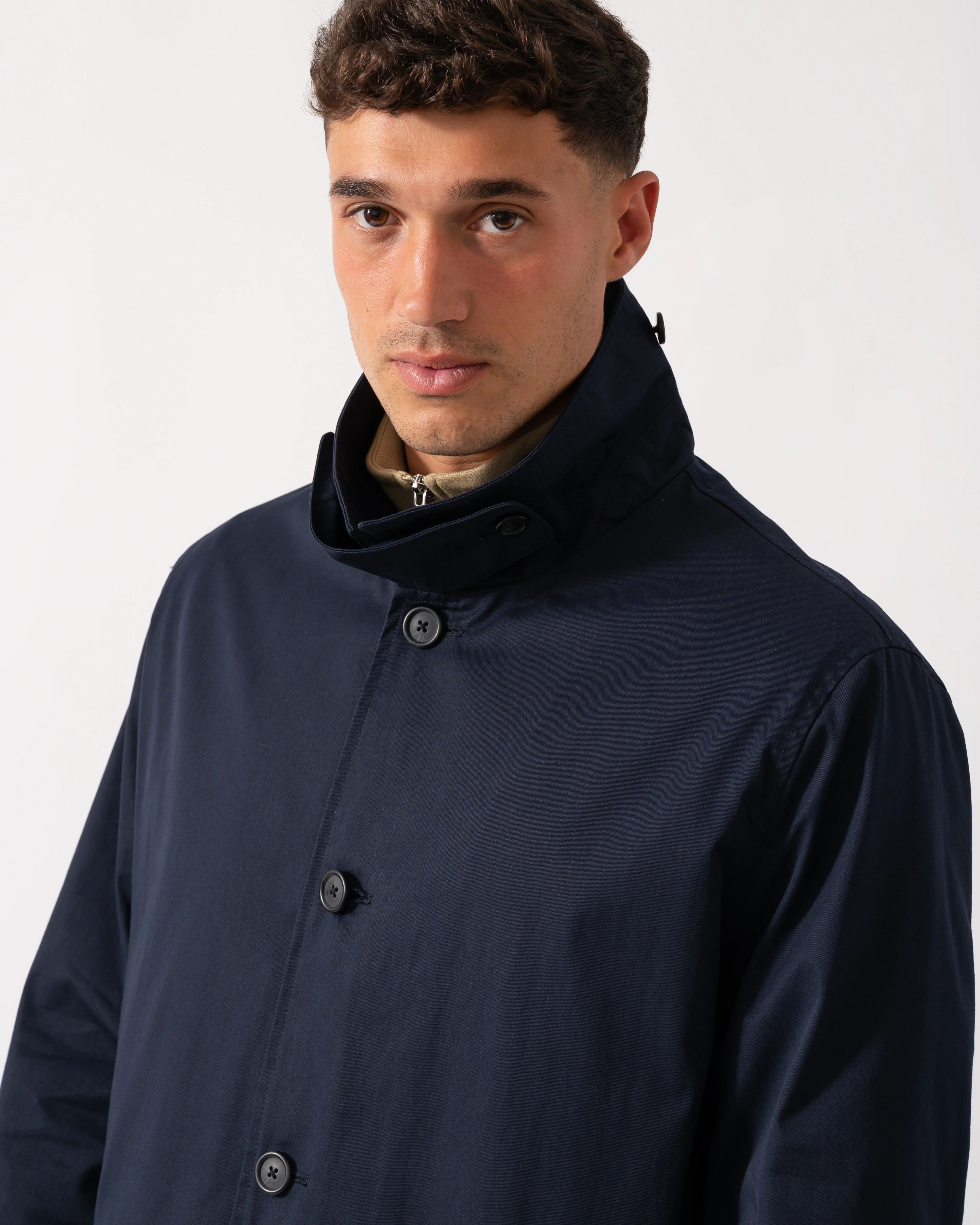 GANT Mens Cotton Car Coat - 433 Evening Blue - Image 6