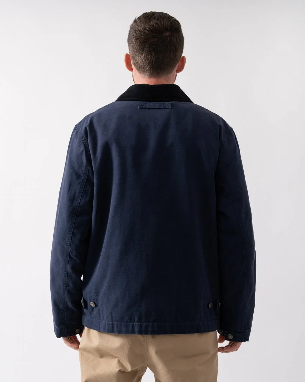 GANT Mens Cotton Work Jacket - 410 Marine - Image 4