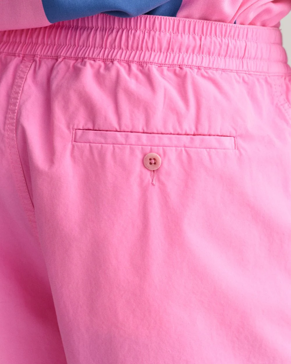 GANT Mens Drawcord Cotton Shorts - 649 Clear Pink - Image 3