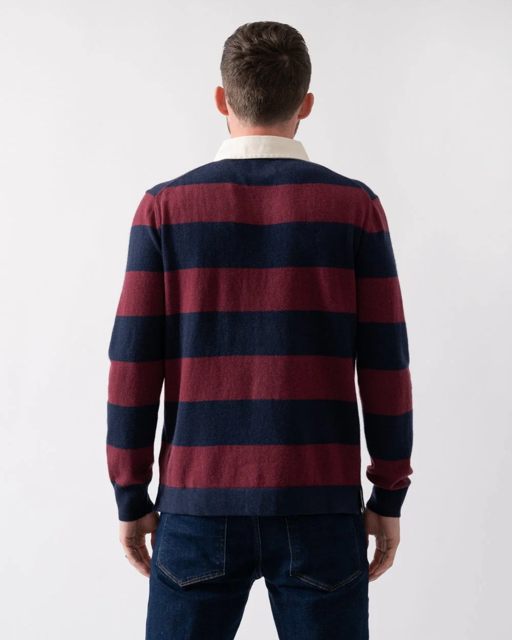 GANT Mens Extrafine Lambswool Striped Rugger - Image 4
