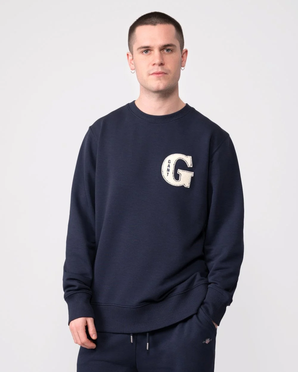GANT Mens G Graphic Crew Neck Sweatshirt - Image 3