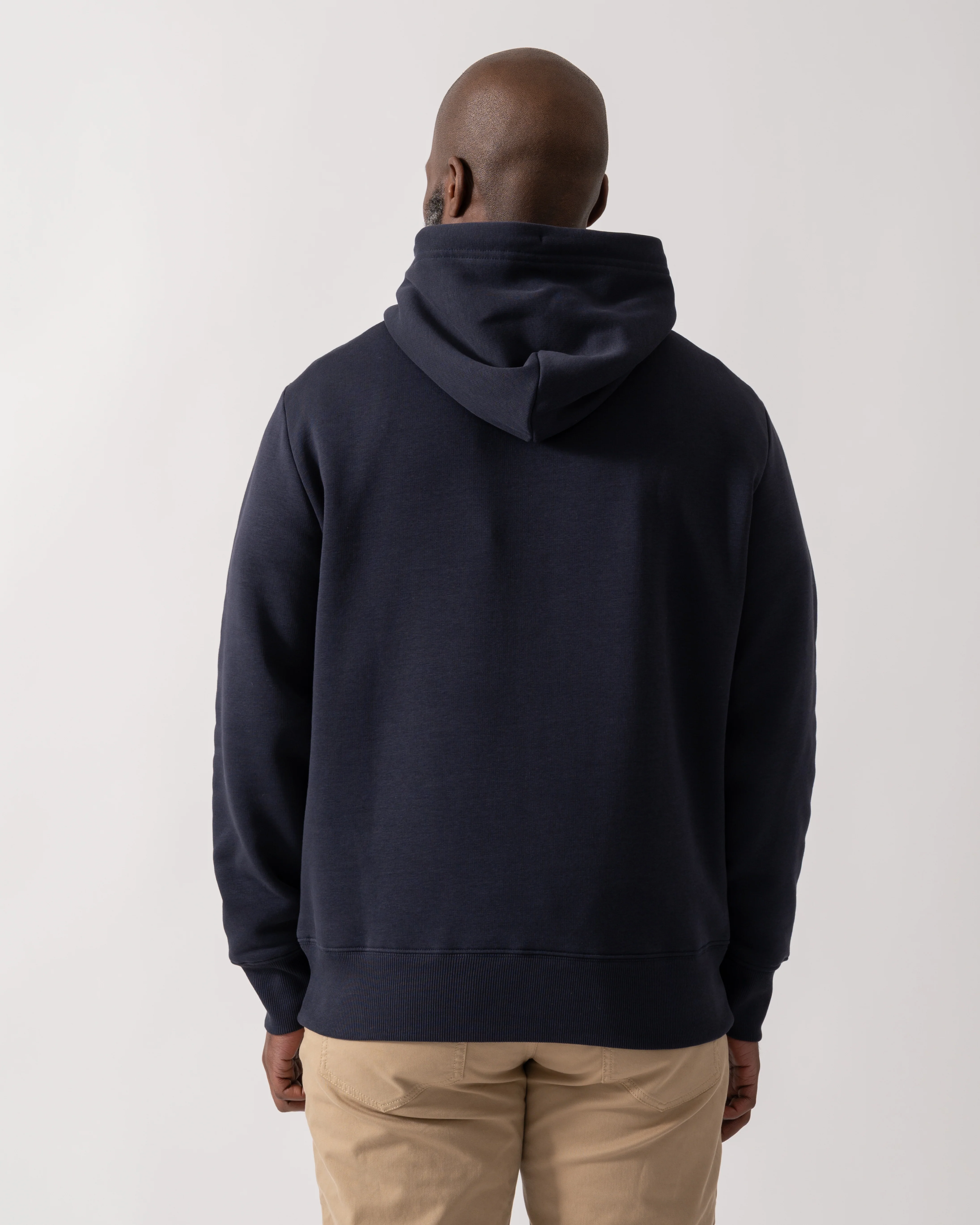 GANT Mens Graphic Hoodie - 433 Evening Blue - Image 4