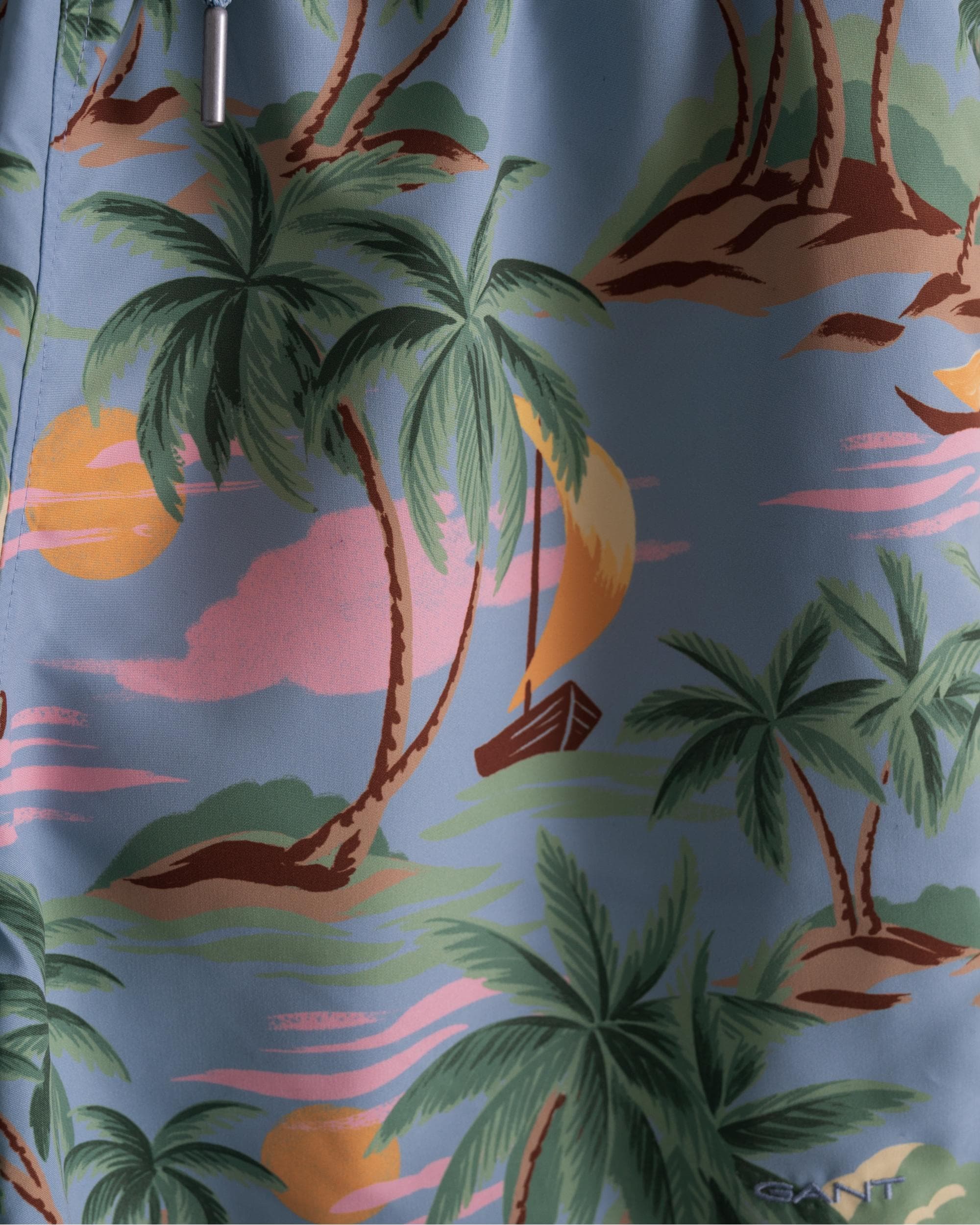 GANT Mens Hawaiian Print Swim Shorts - Image 3
