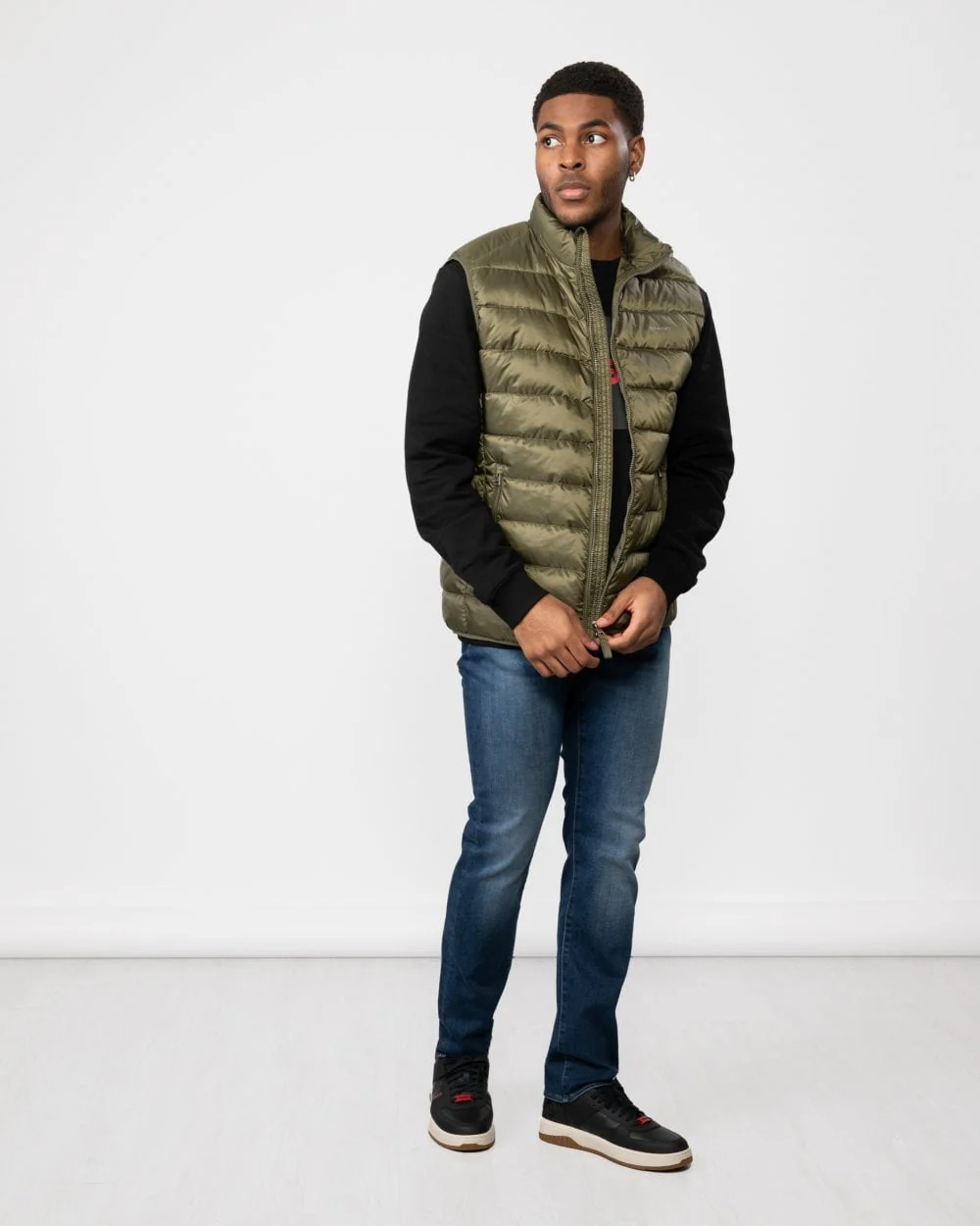 GANT Mens Light Down Gilet - 301 Racing Green - Image 4
