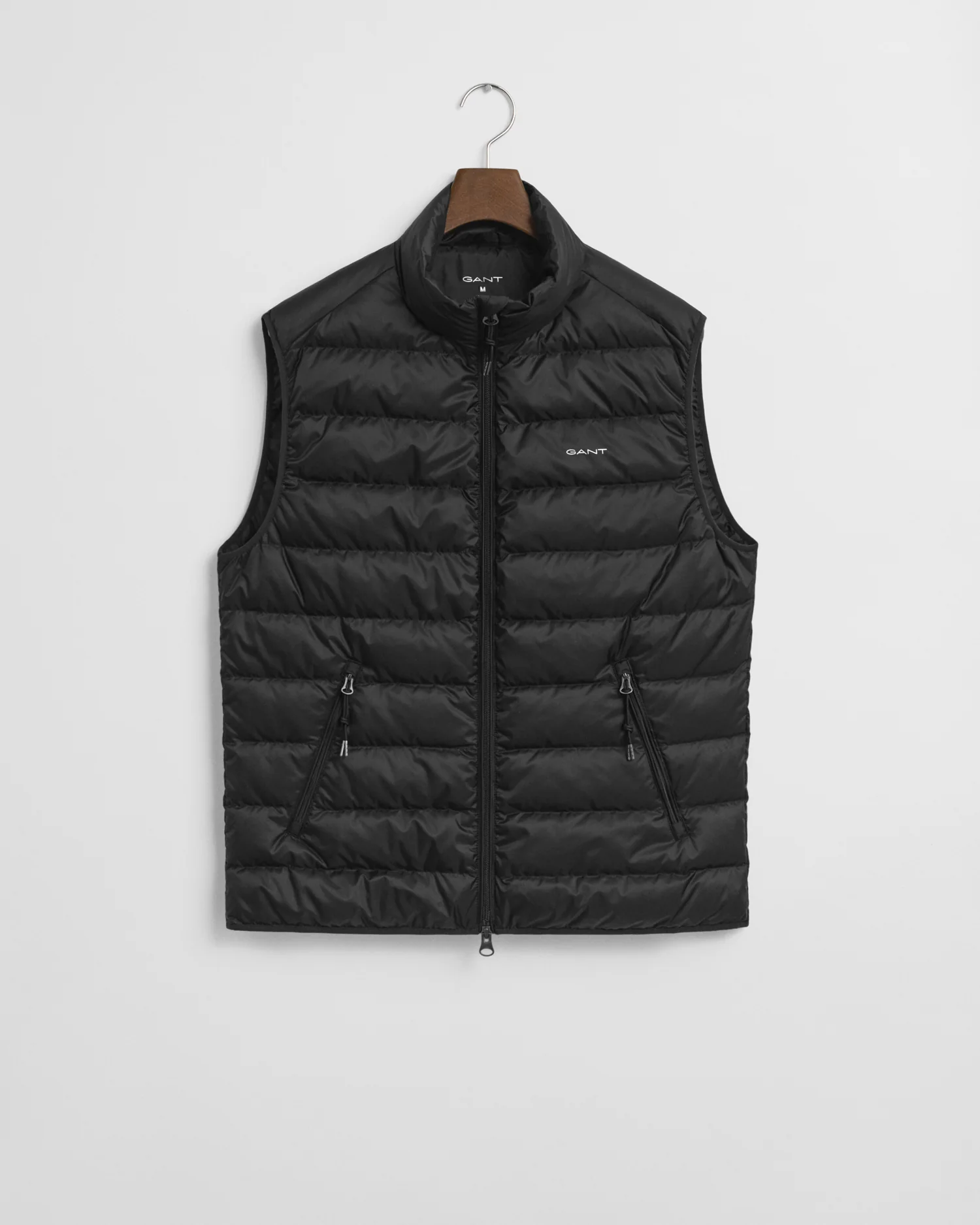 GANT Mens Light Down Padded Gilet - 5 Black - Image 5