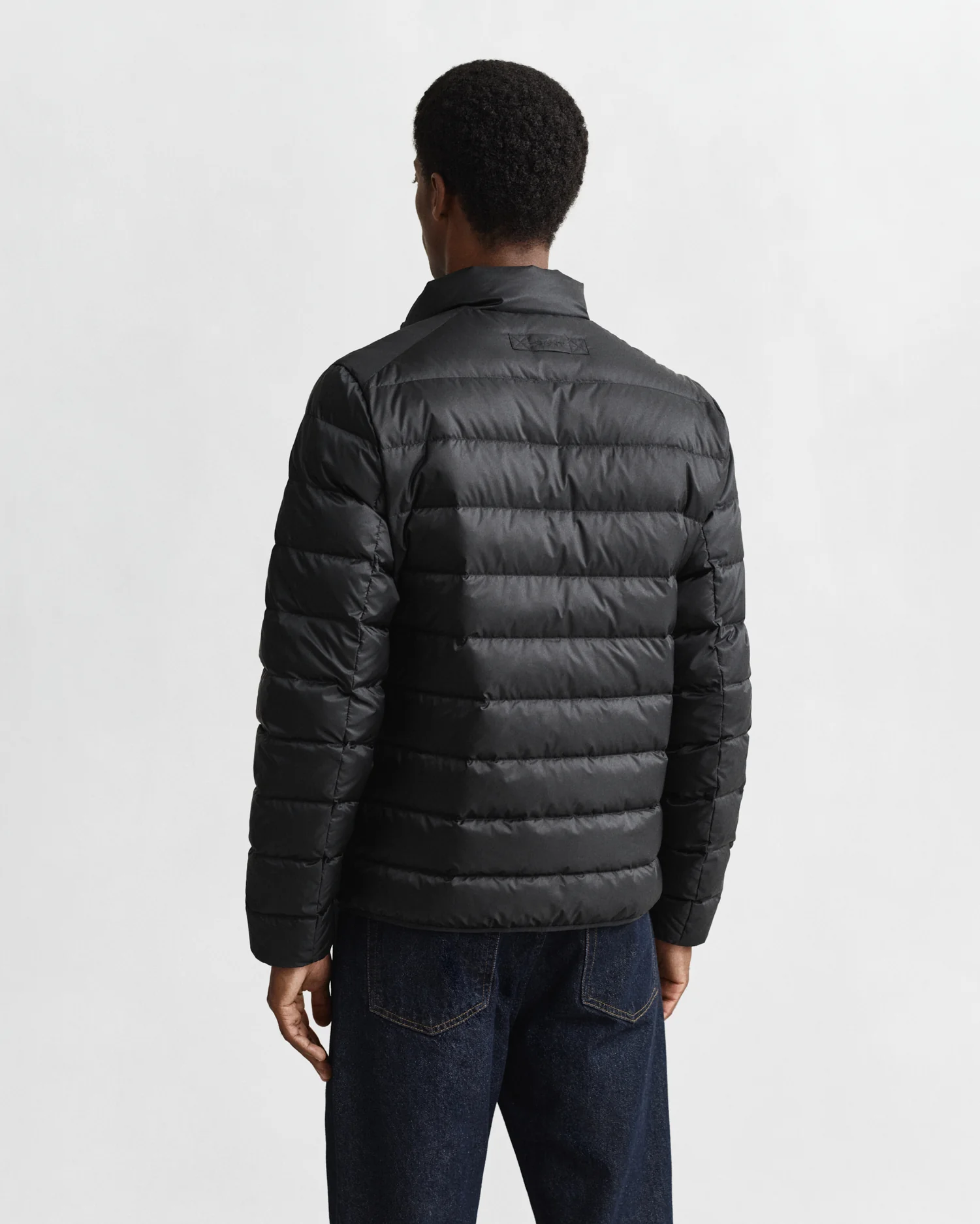 GANT Mens Light Down Padded Jacket - 5 Black - Image 4