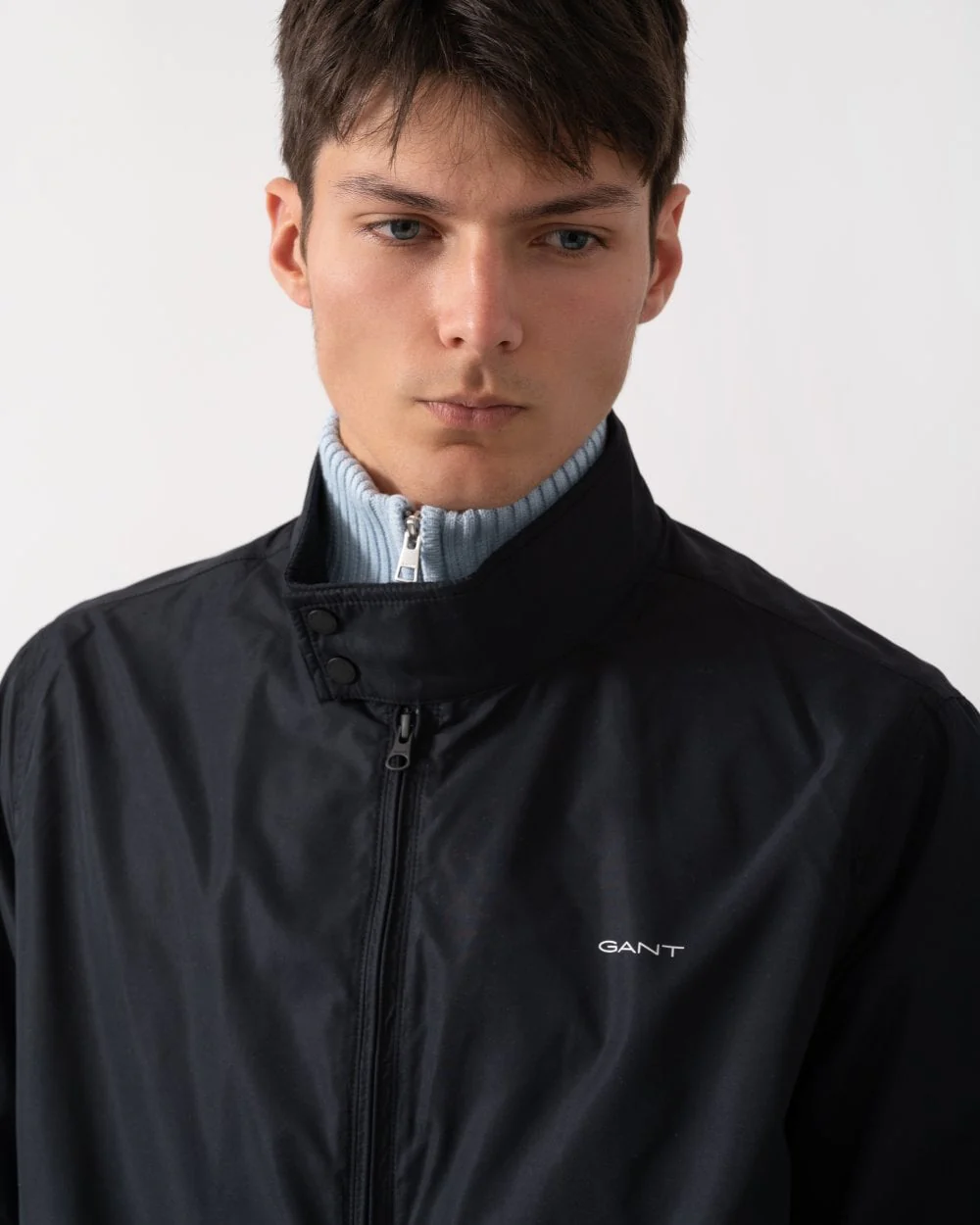 GANT Mens Lightweight Harrington Jacket - 5 Black - Image 3