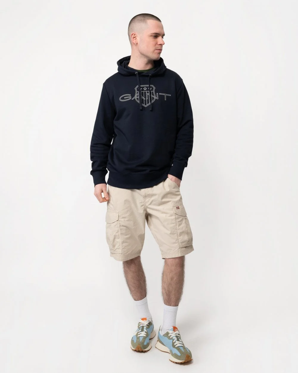GANT Mens Logo Hoodie - Image 3