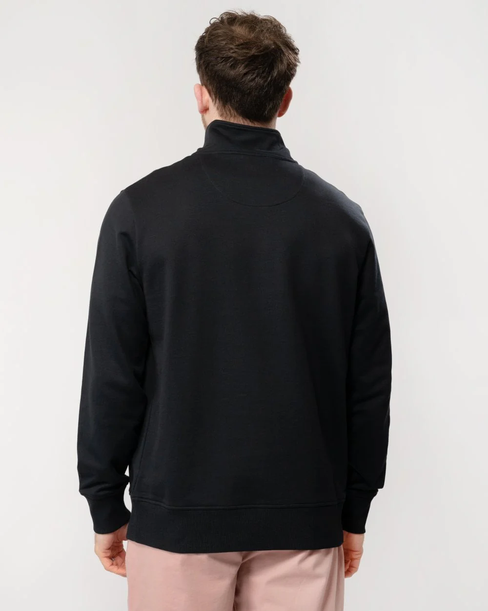 GANT Mens Logo Script Jersey Half zip - Image 3