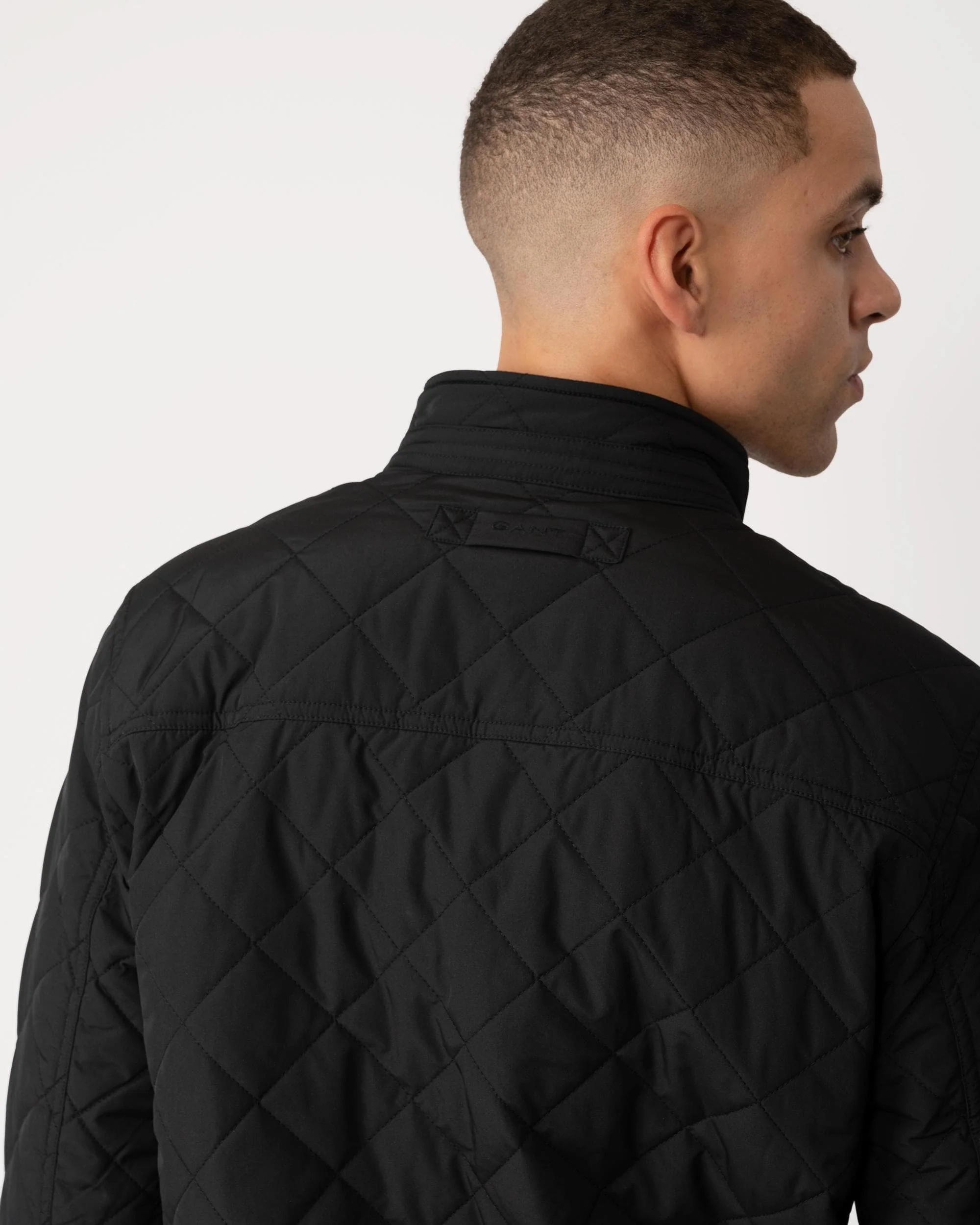 GANT Mens Quilted Windcheater Jacket - 5 Black - Image 4
