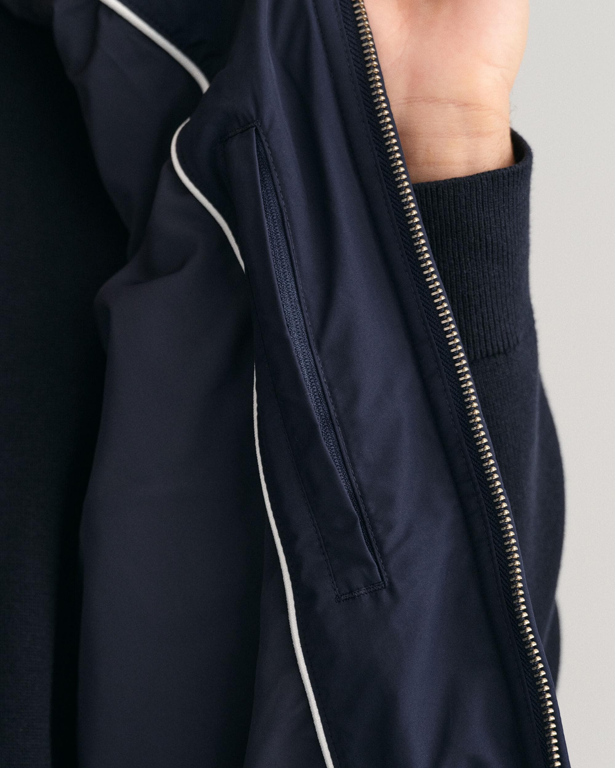 GANT Mens Quilted Windcheater Vest - 433 Evening Blue - Image 4