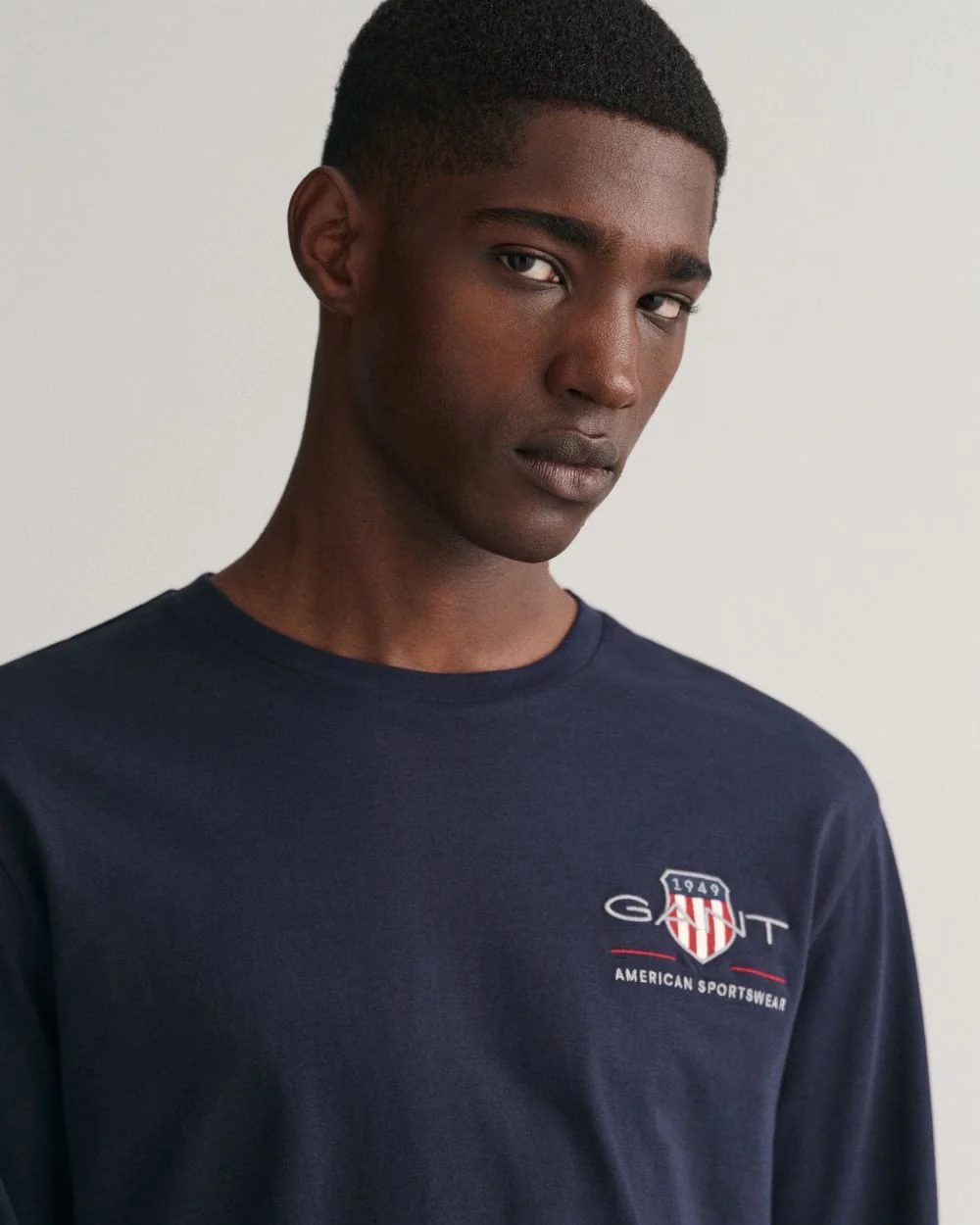 GANT Mens Reg Medium Archive Shield Long Sleeve T-Shirt - Image 3