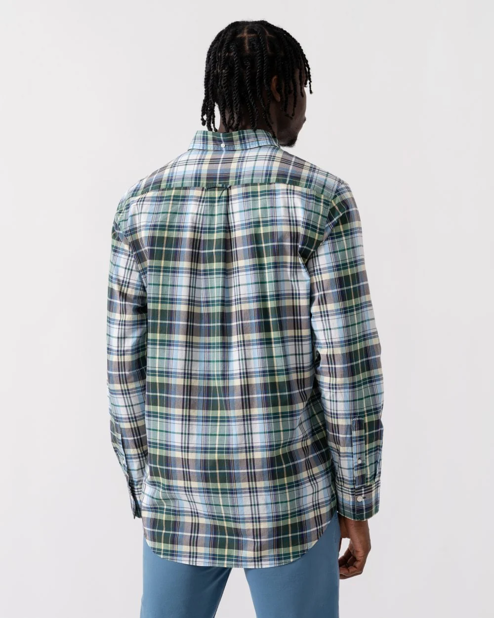 GANT Mens Reg Poplin Tartan Check Shirt - Image 4