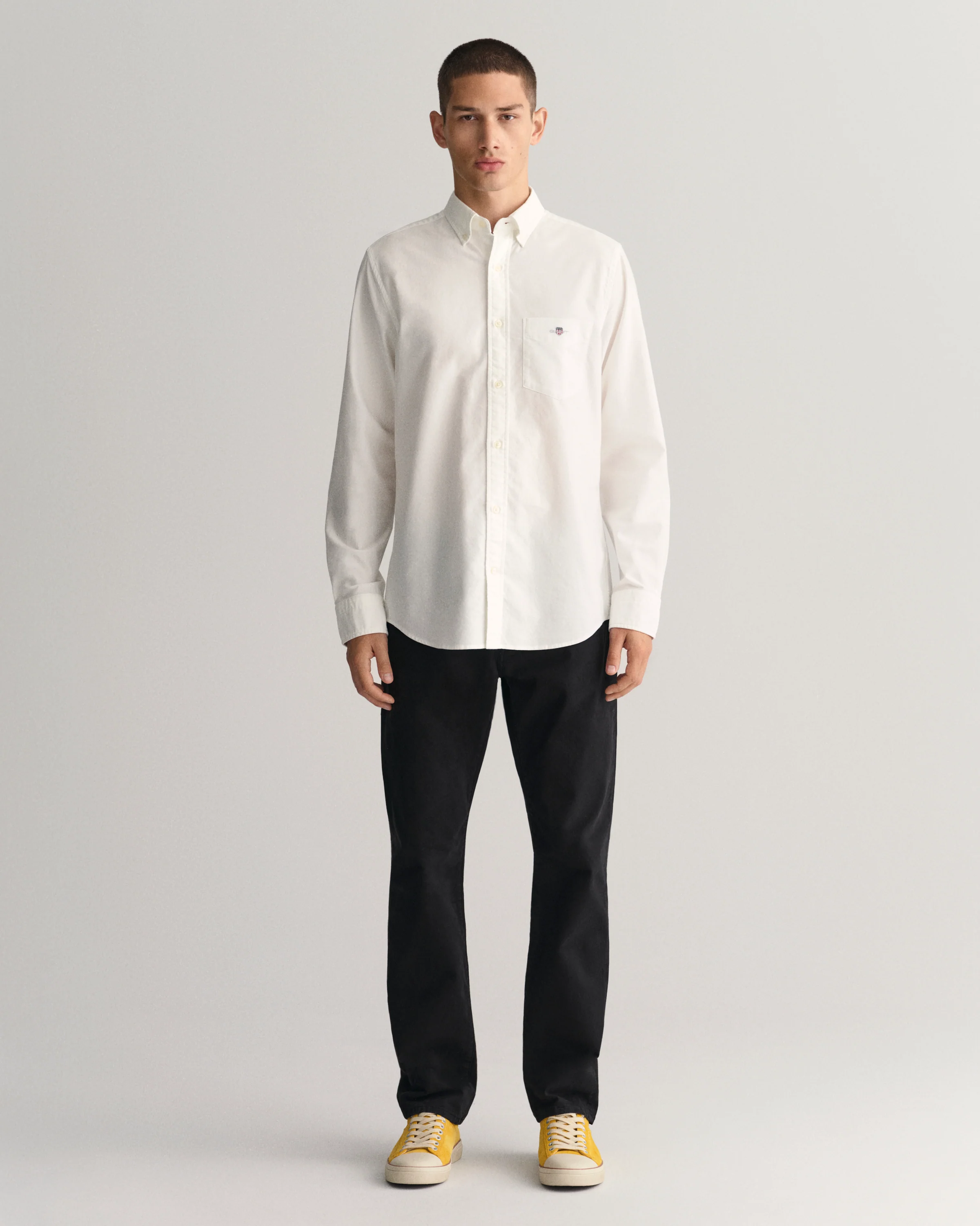 GANT Mens Regular Desert Jeans - 5 Black - Image 4
