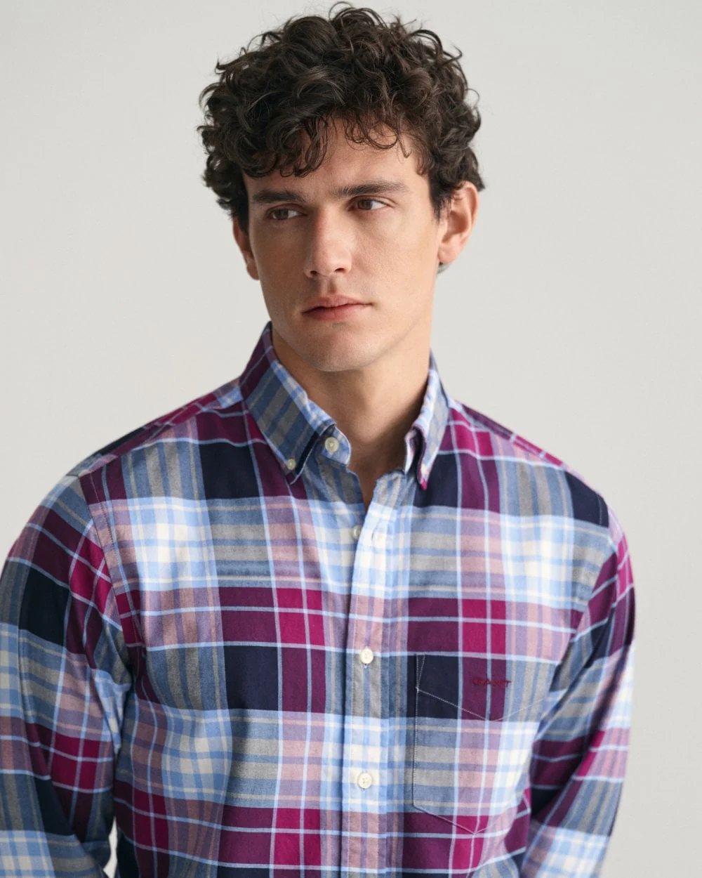 GANT Mens Regular Fit Archive Oxford Check Shirt - Image 2