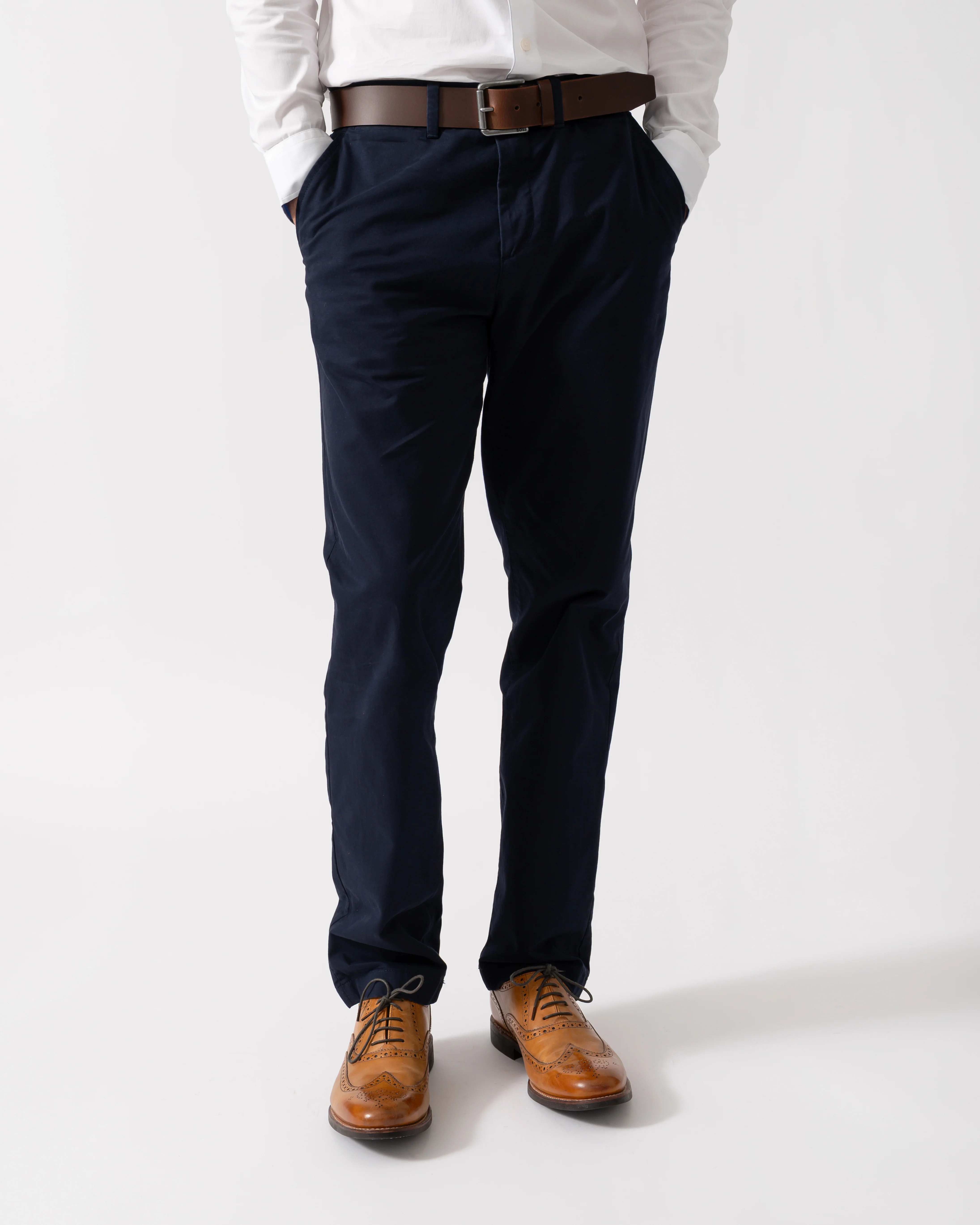 GANT Mens Regular Fit Classic Chinos - 433 Evening Blue - Image 2