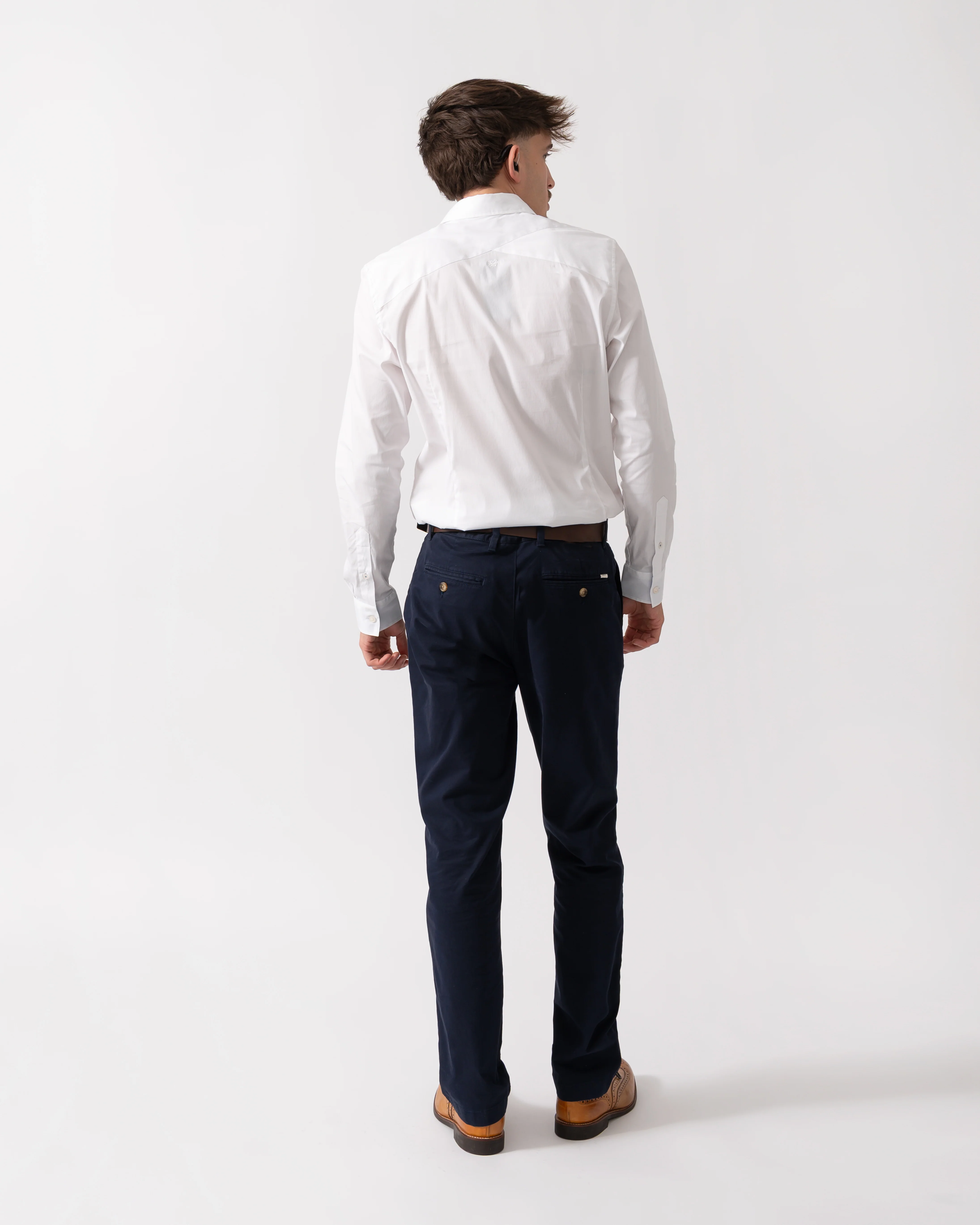 GANT Mens Regular Fit Classic Chinos - 433 Evening Blue - Image 3